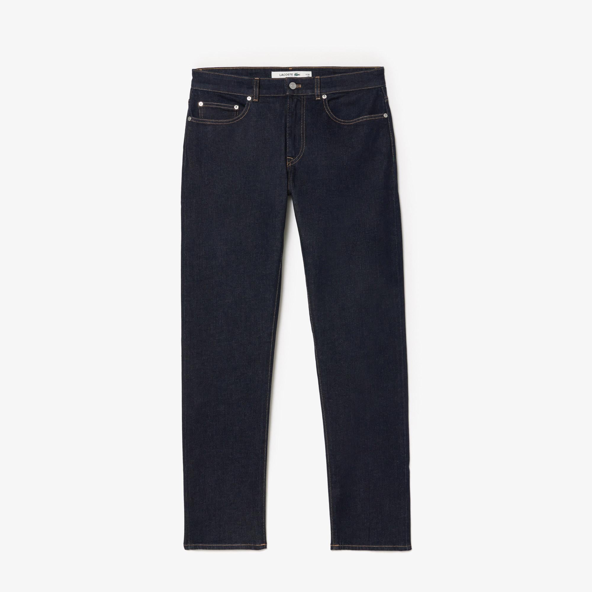 Erkek Slim Fit Koyu Mavi Jean Pantolon