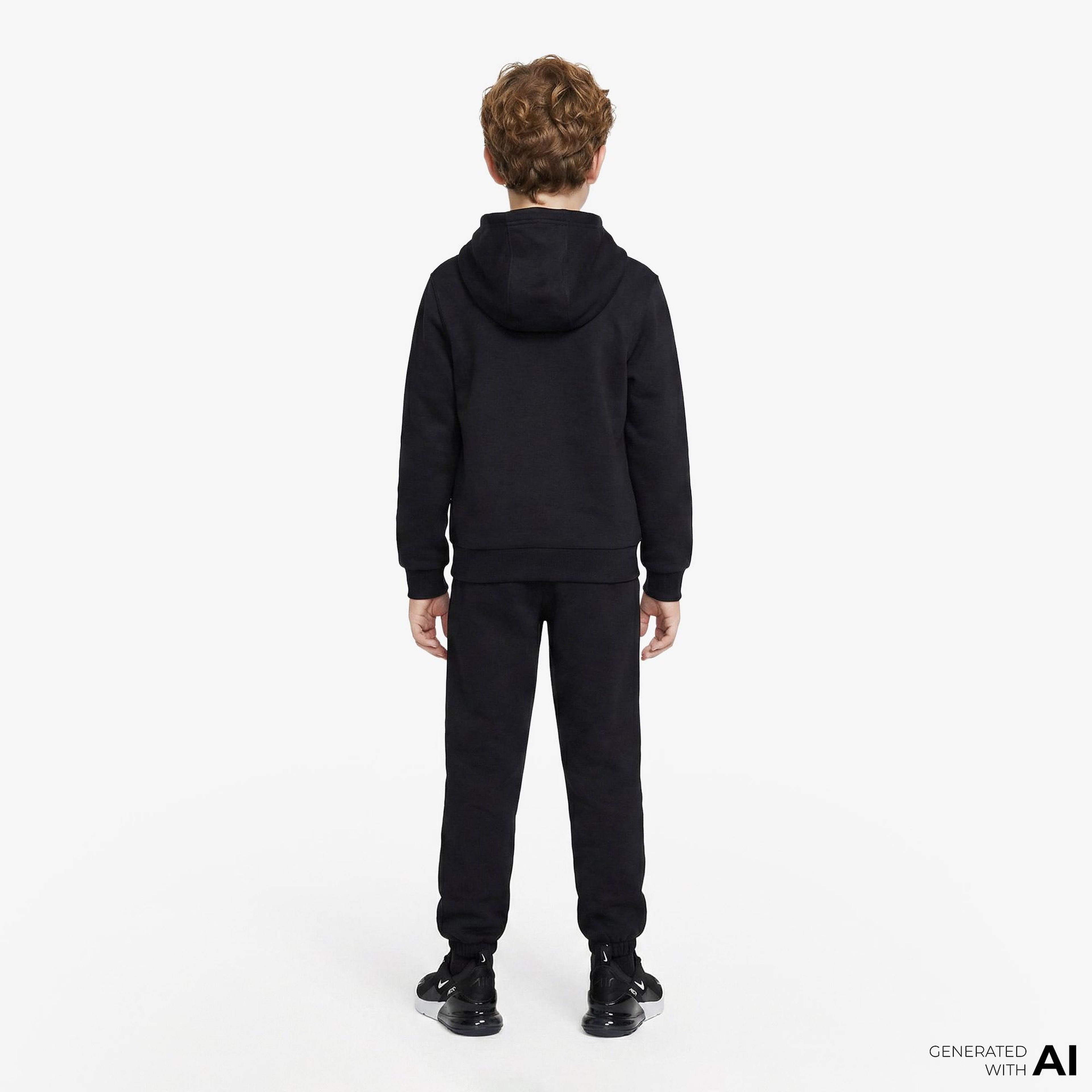 Nike Sportswear Club Fleece Loose Çocuk Siyah Eşofman Altı