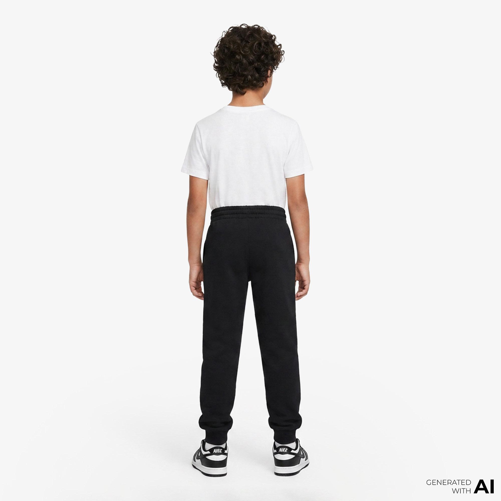 Nike Sportswear Club Fleece Çocuk Siyah Eşofman Altı