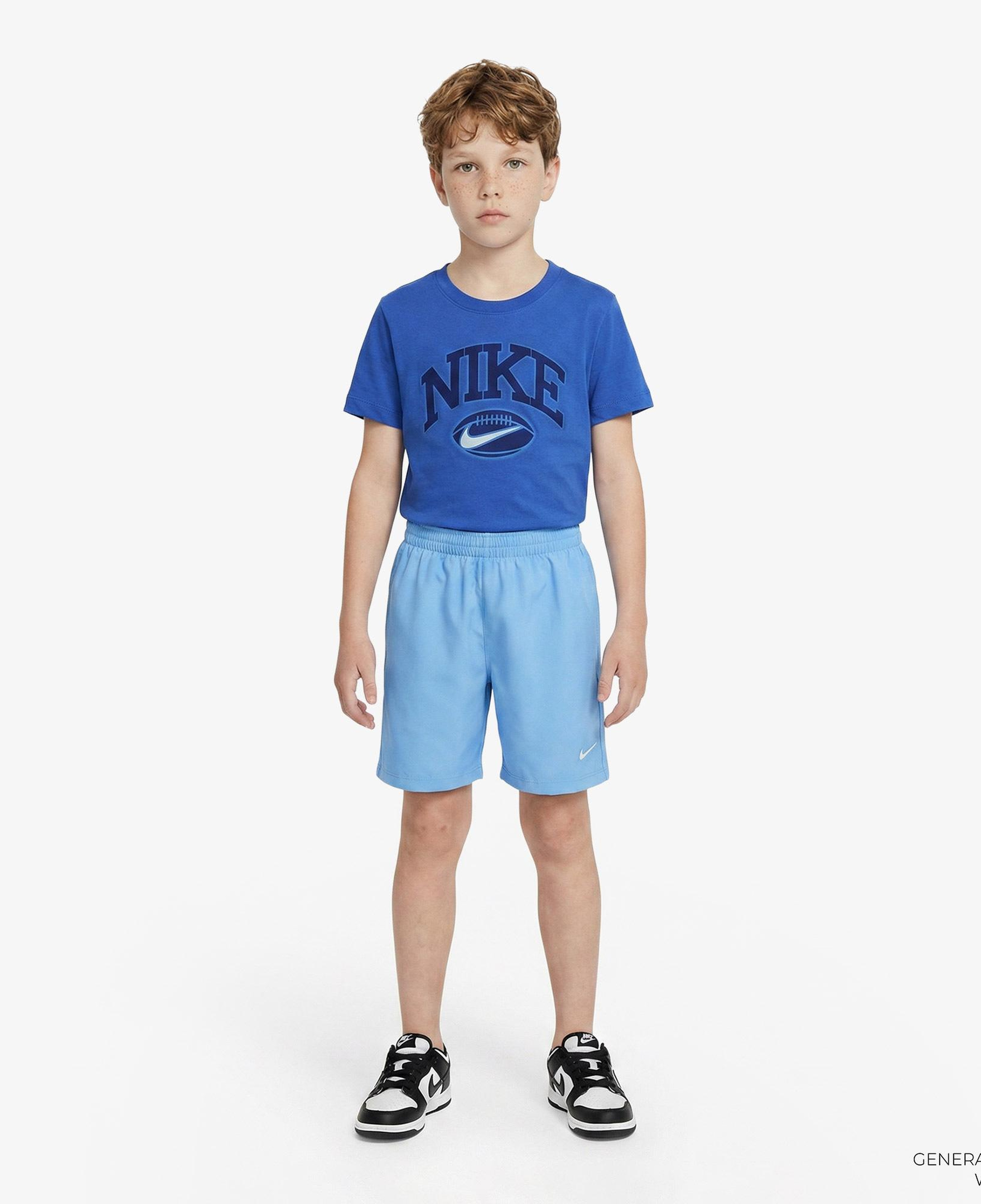 Nike Dri-Fit Multi Woven Çocuk Mavi Şort