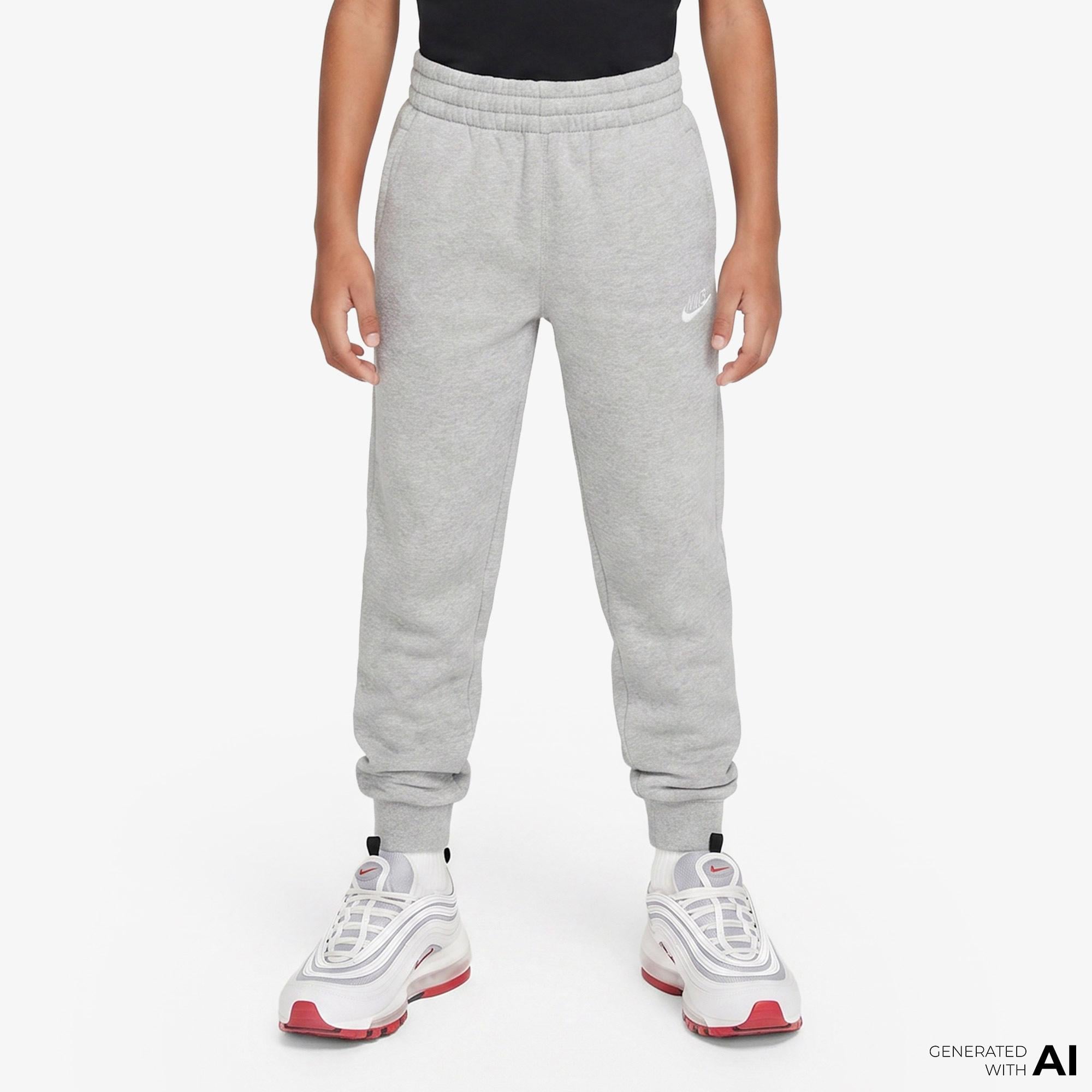Nike Sportswear Club Fleece Çocuk Gri Eşofman Altı
