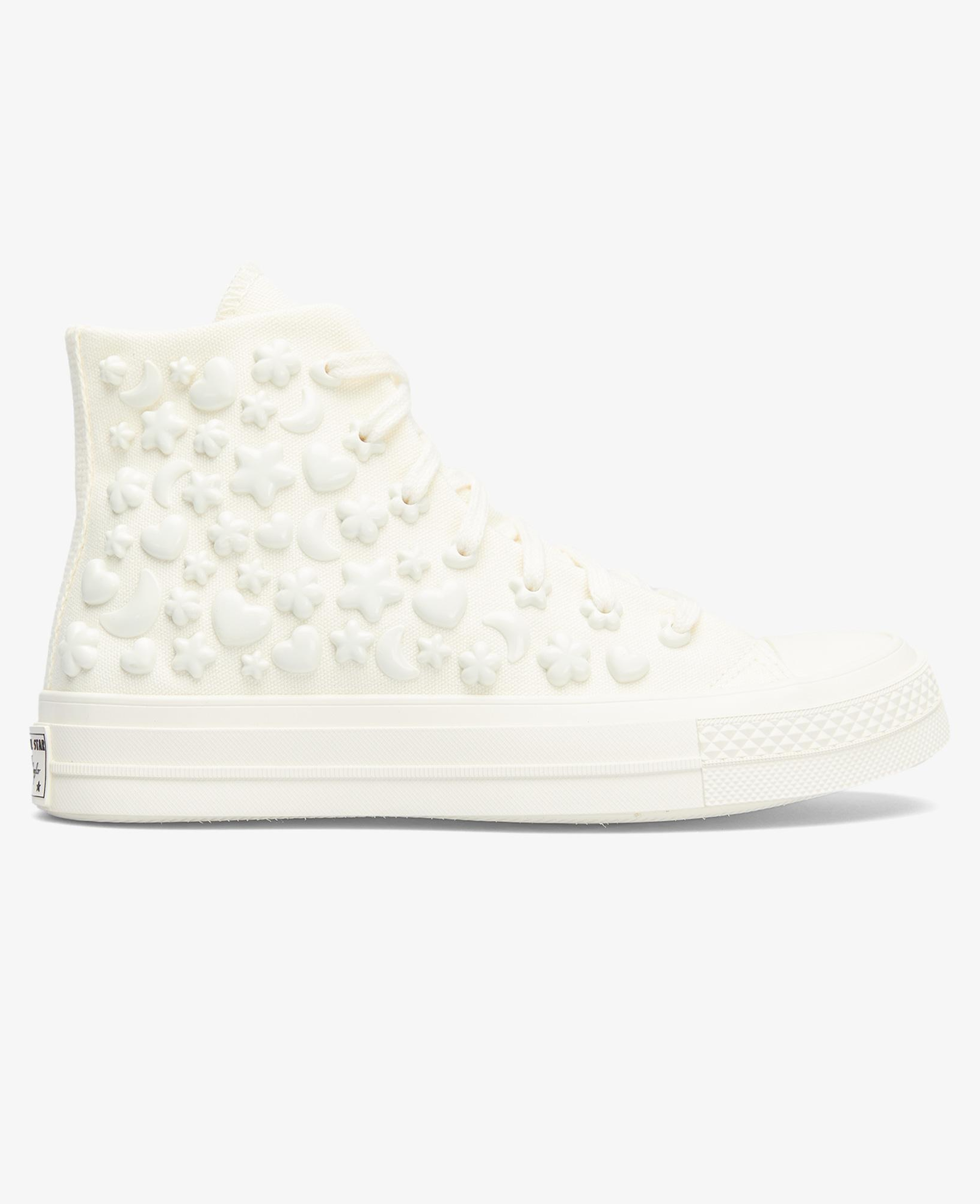 Converse Chuck 70 3D Charms Kadın Krem Sneaker
