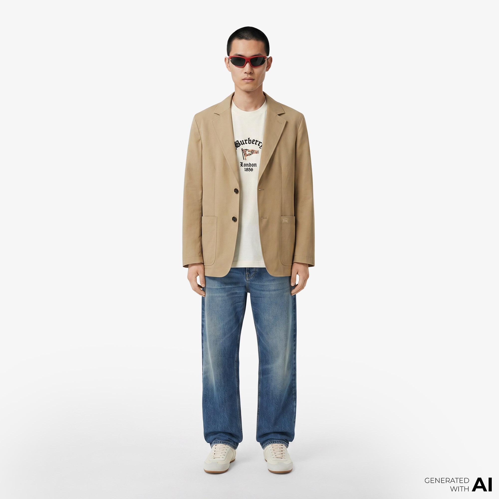 Burberry Erkek Bej Ceket