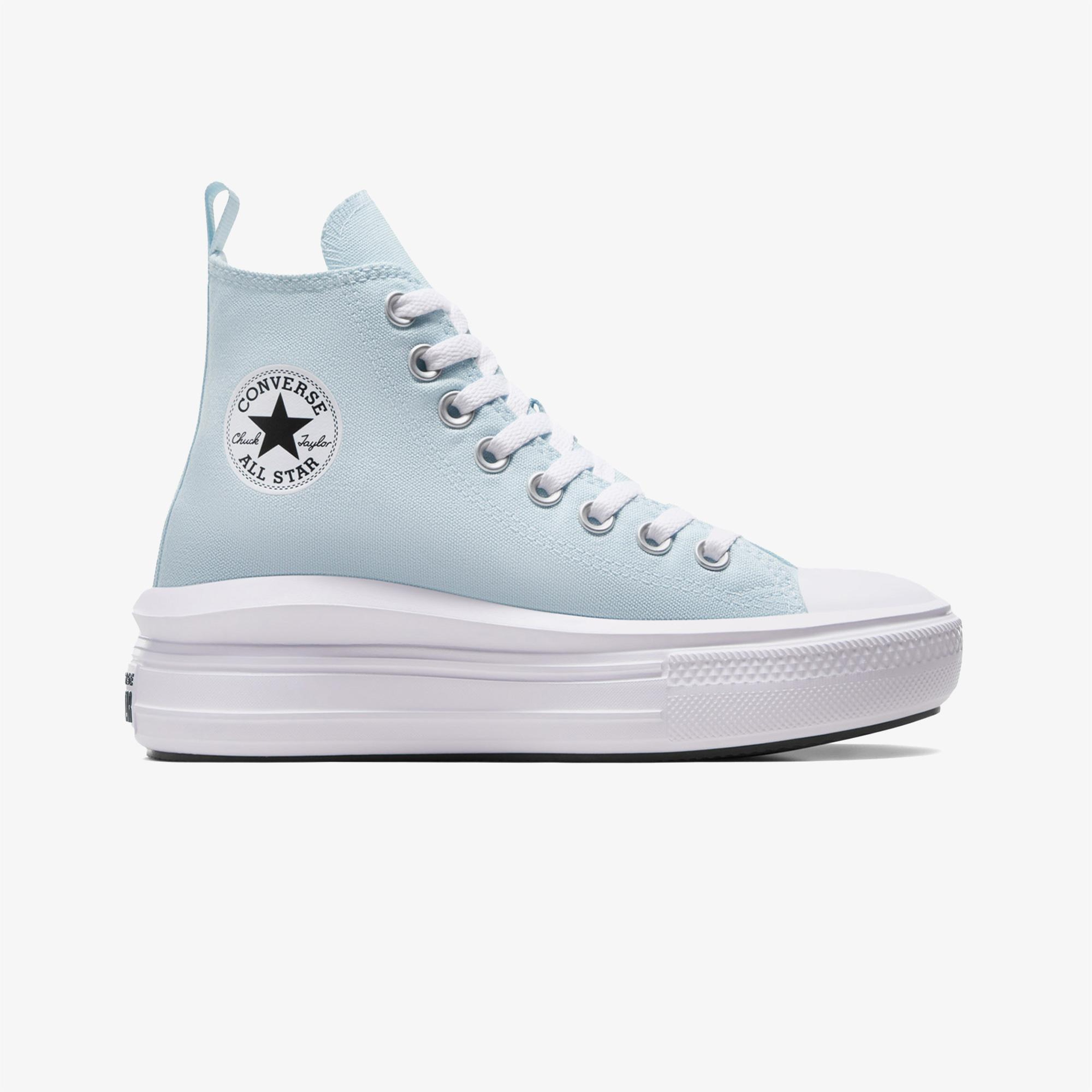 Converse Chuck Taylor All Star Move Platform Genç Mavi Sneaker