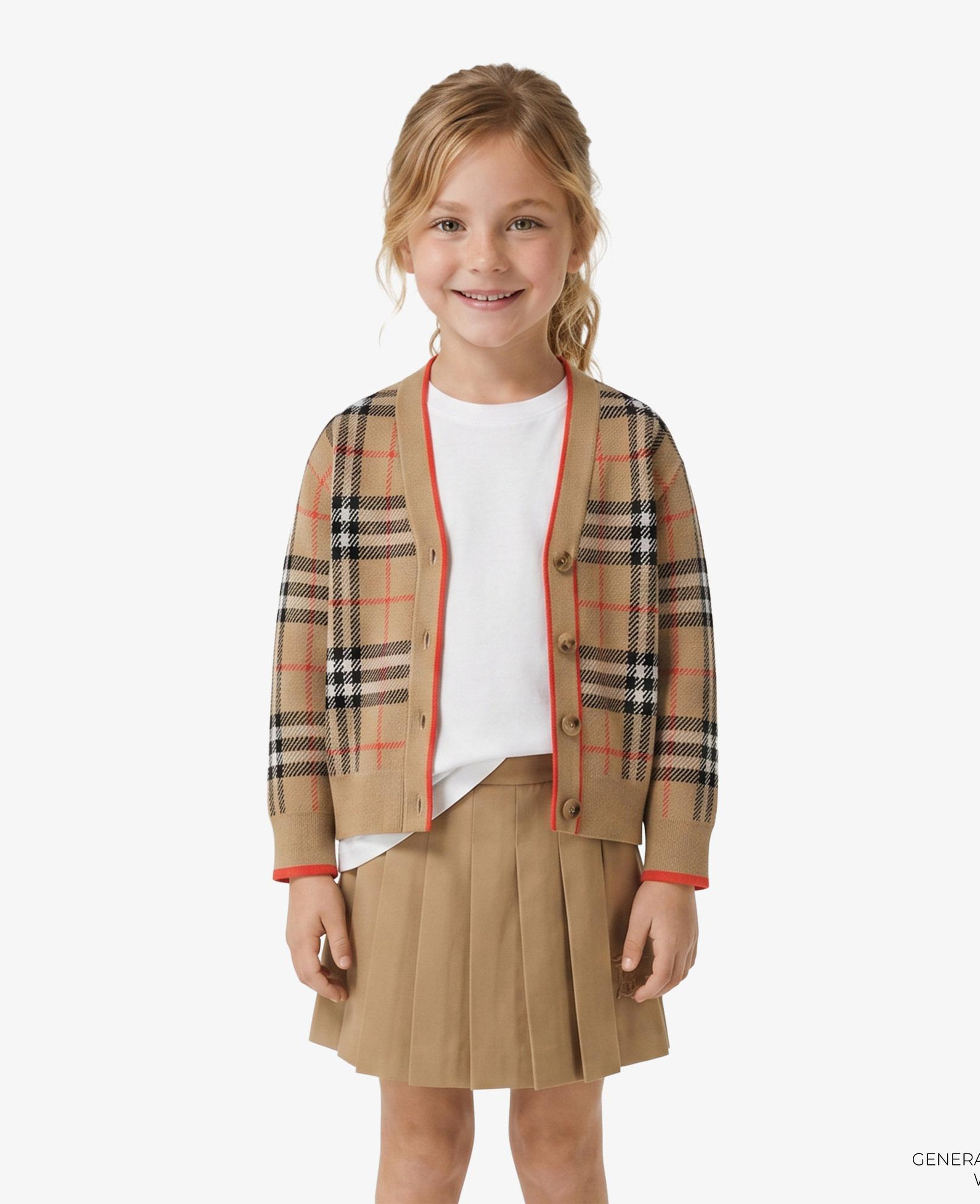 Burberry Graham Check Çocuk Bej Hırka