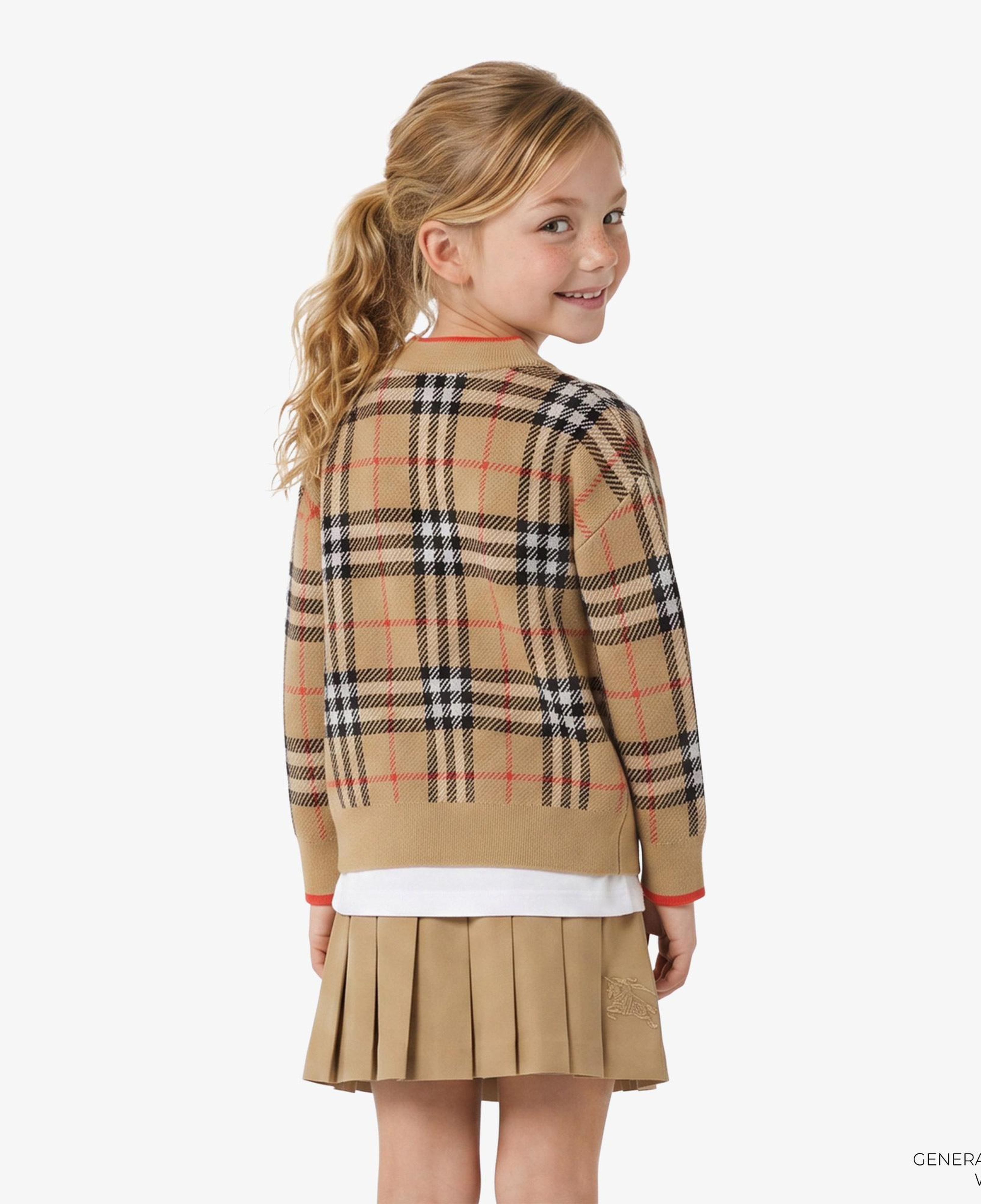 Burberry Graham Check Çocuk Bej Hırka