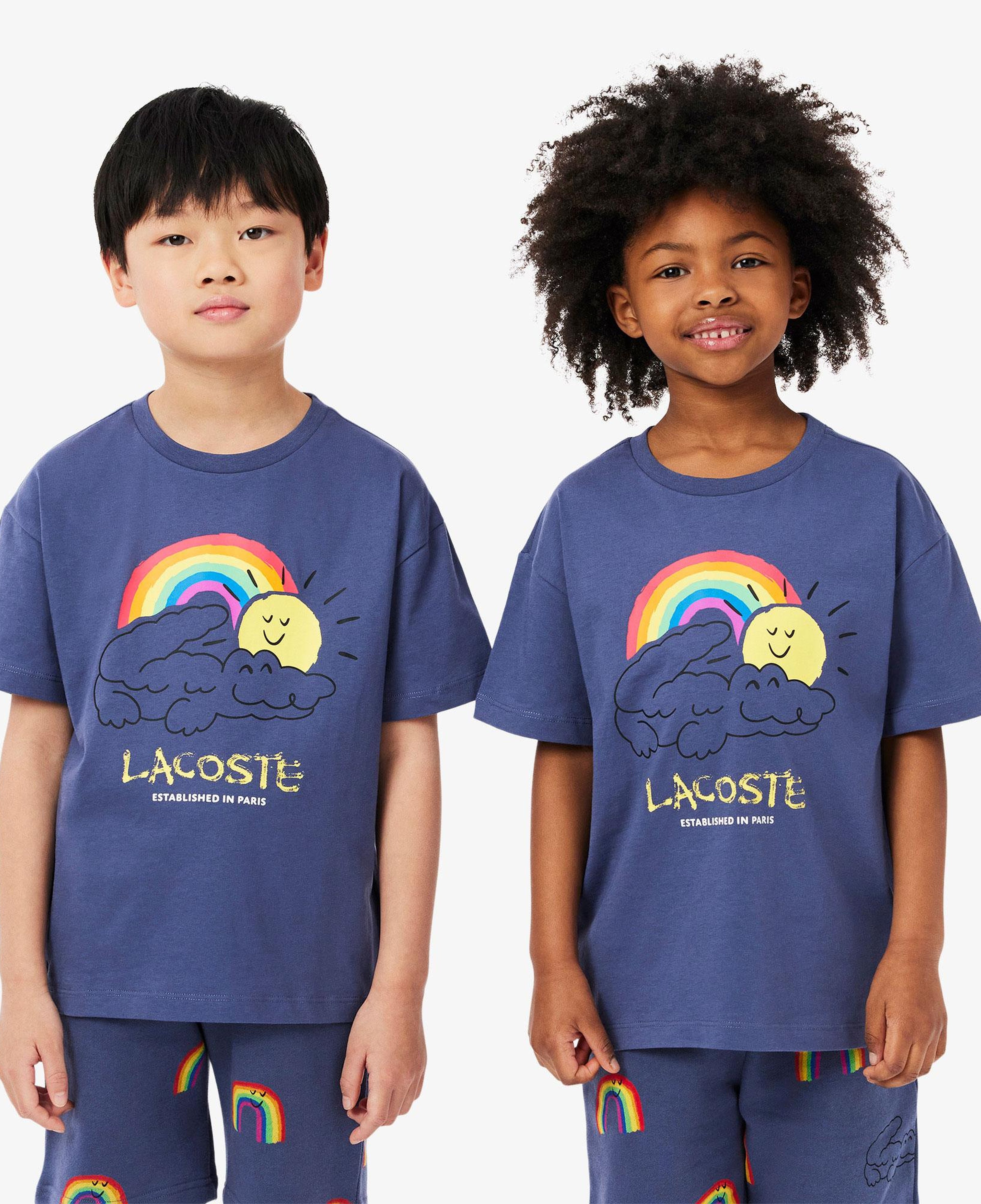 Çocuk Bisiklet Yaka Mavi T-shirt