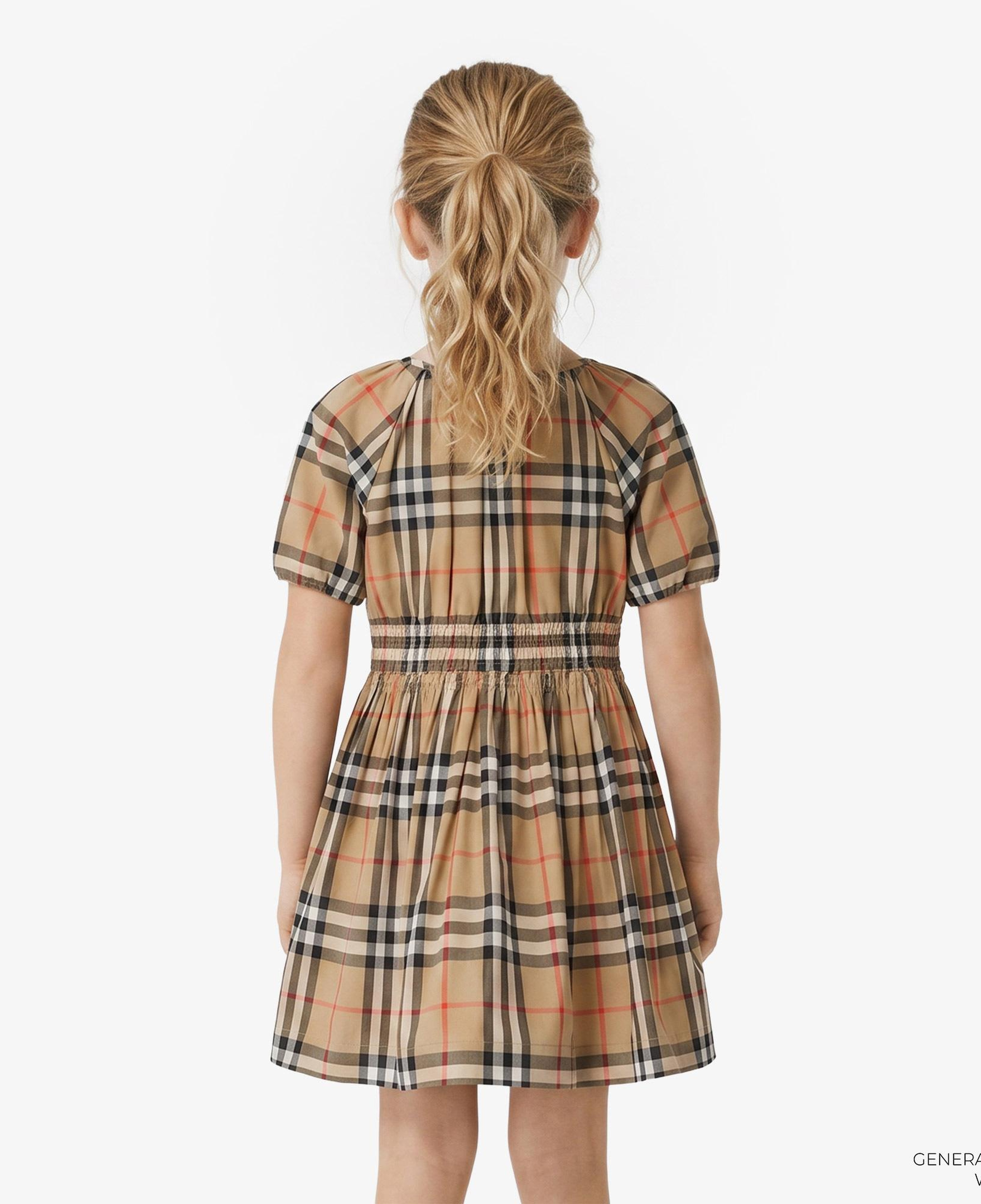 Burberry Rumı Check Çocuk Bej Elbise