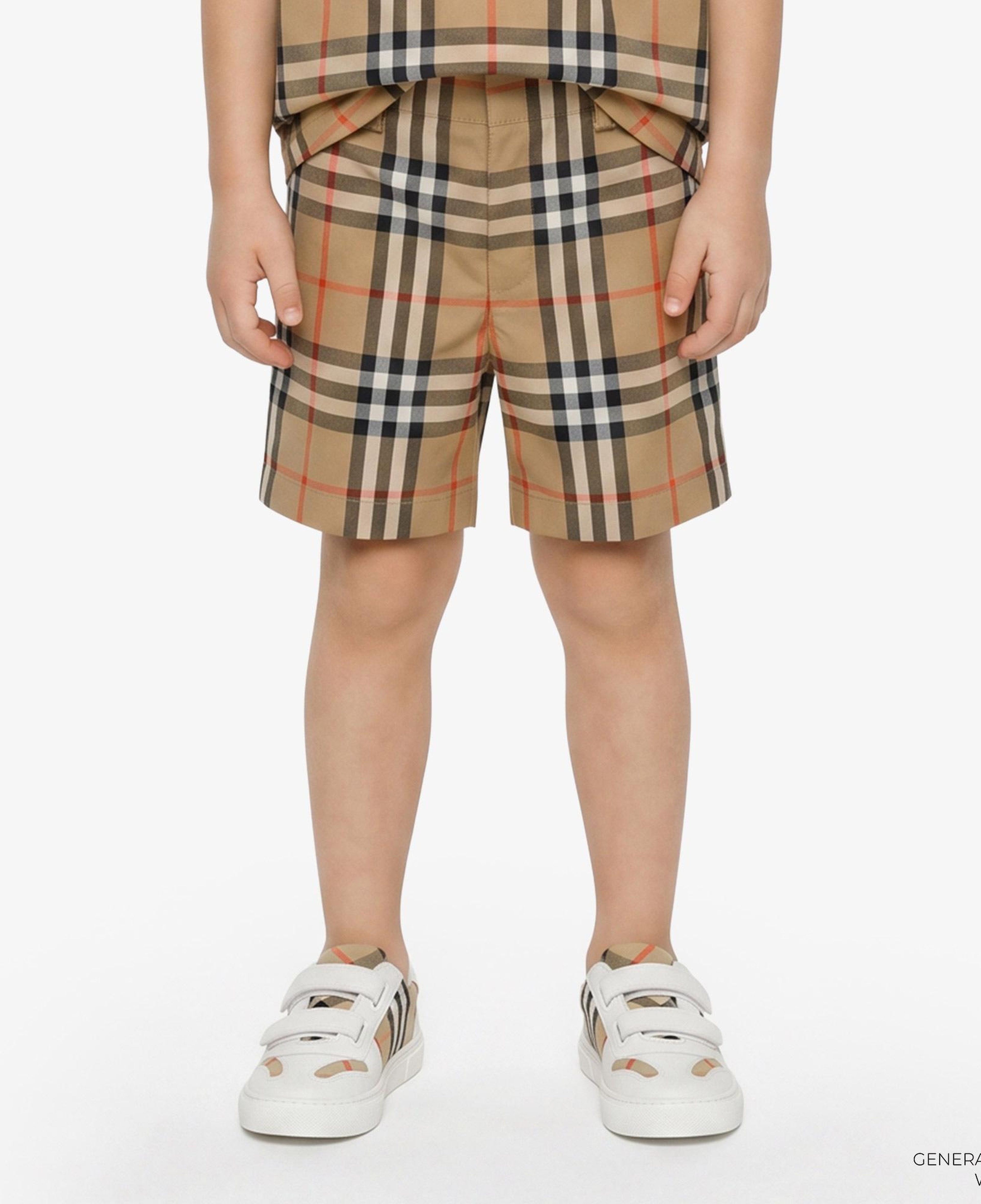 Burberry Oscar Check Çocuk Bej Şort