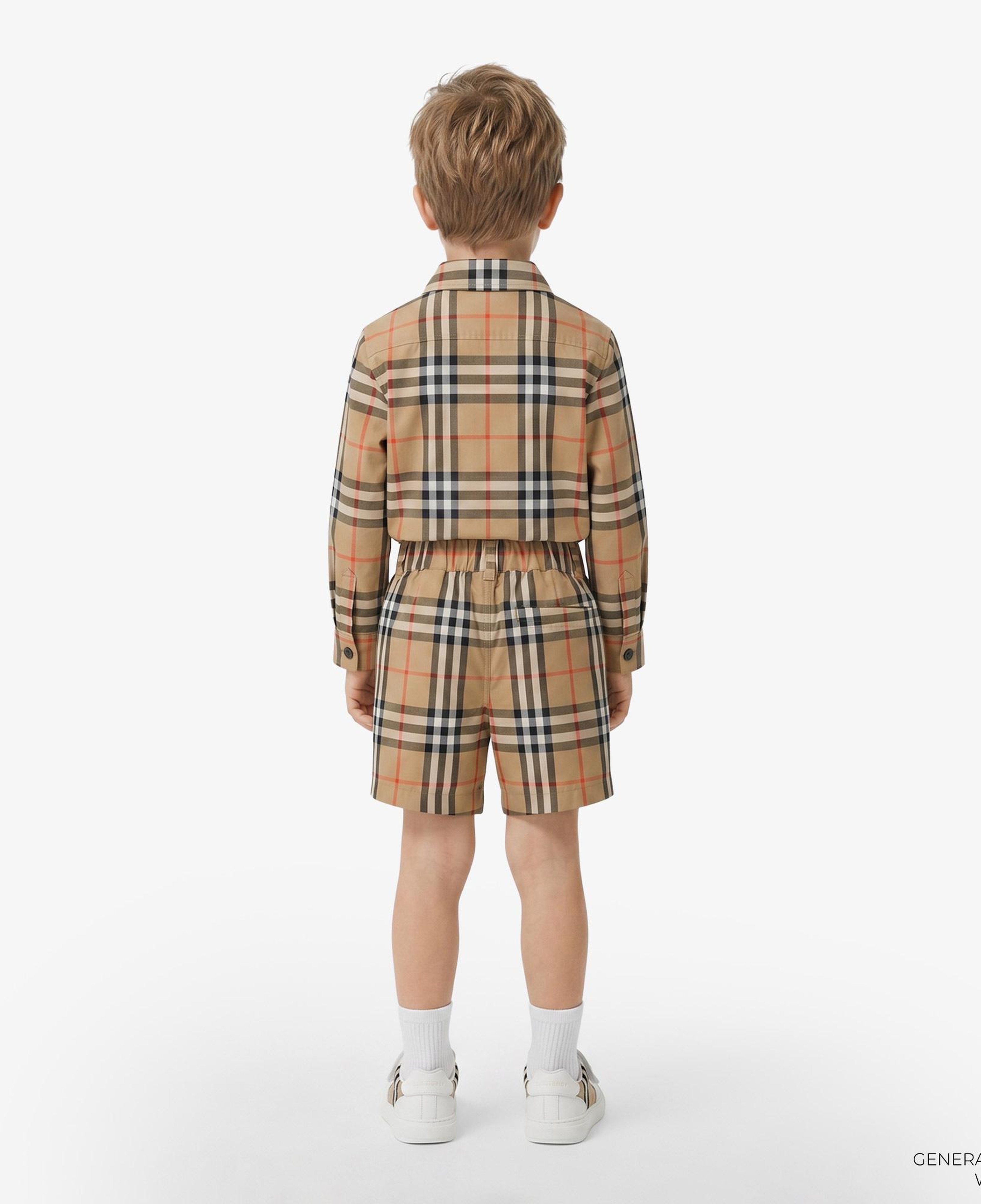 Burberry Oscar Check Çocuk Bej Şort
