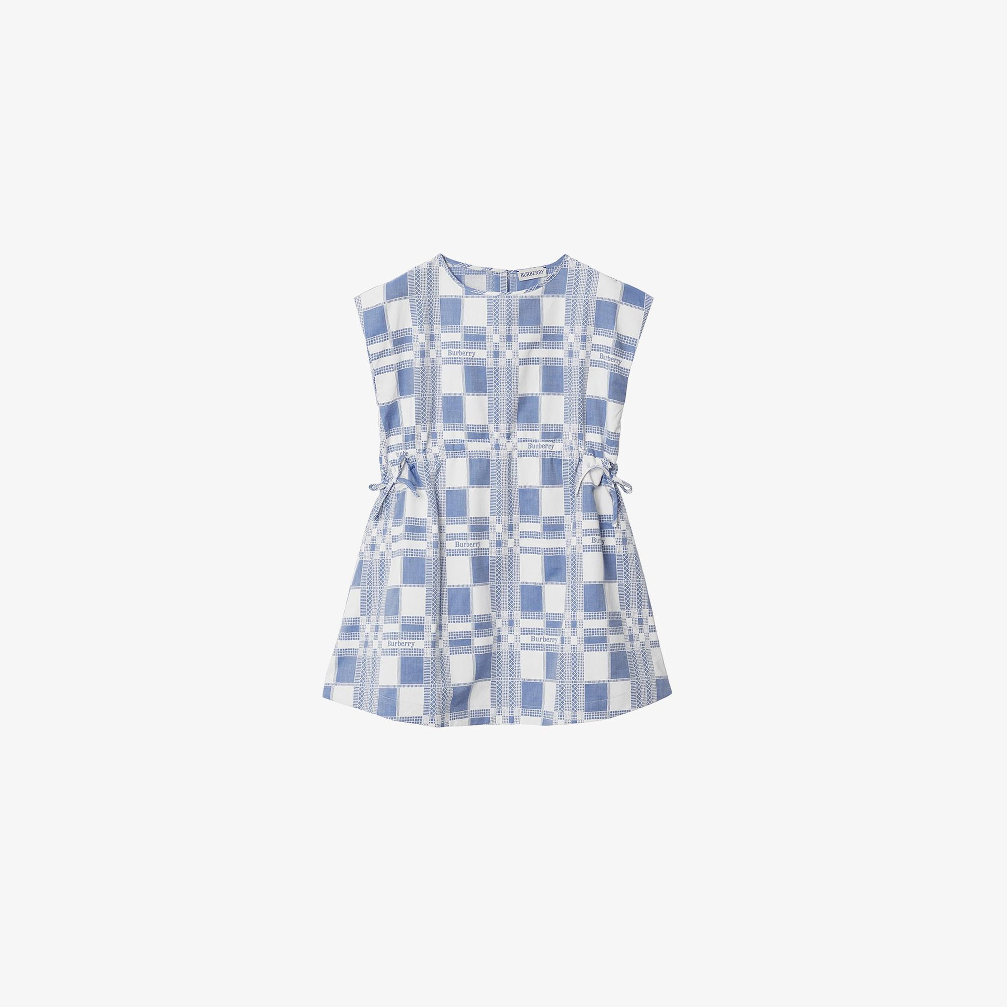 Burberry Çocuk Mavi  Elbise
