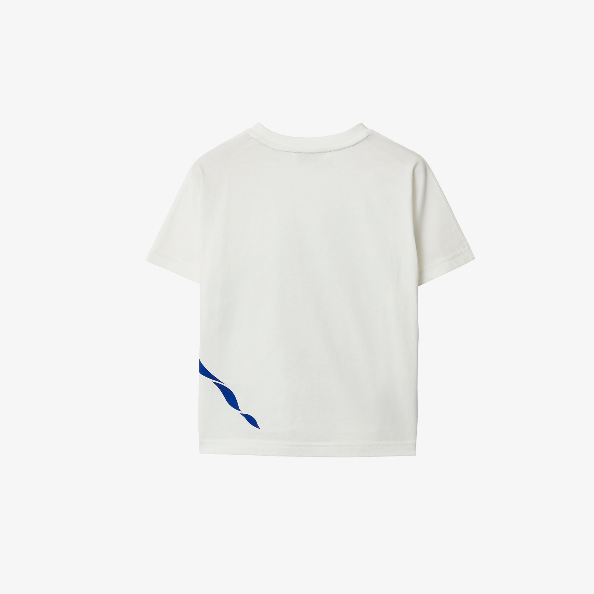 Burberry Çocuk Krem Tshirt