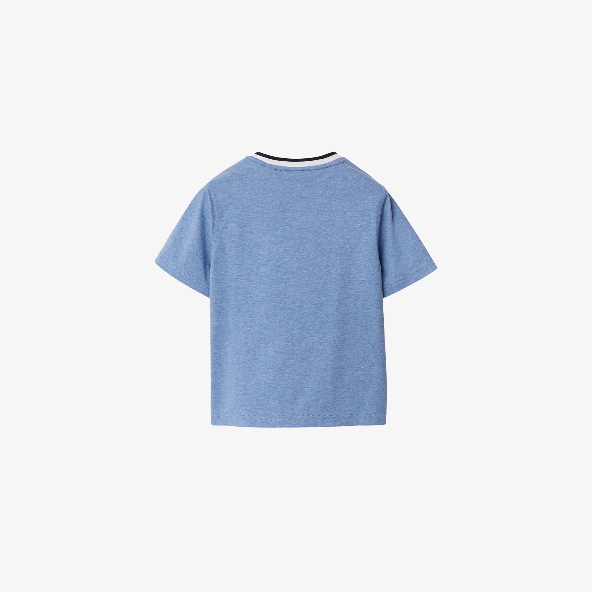 Burberry Çocuk Mavi Tshirt