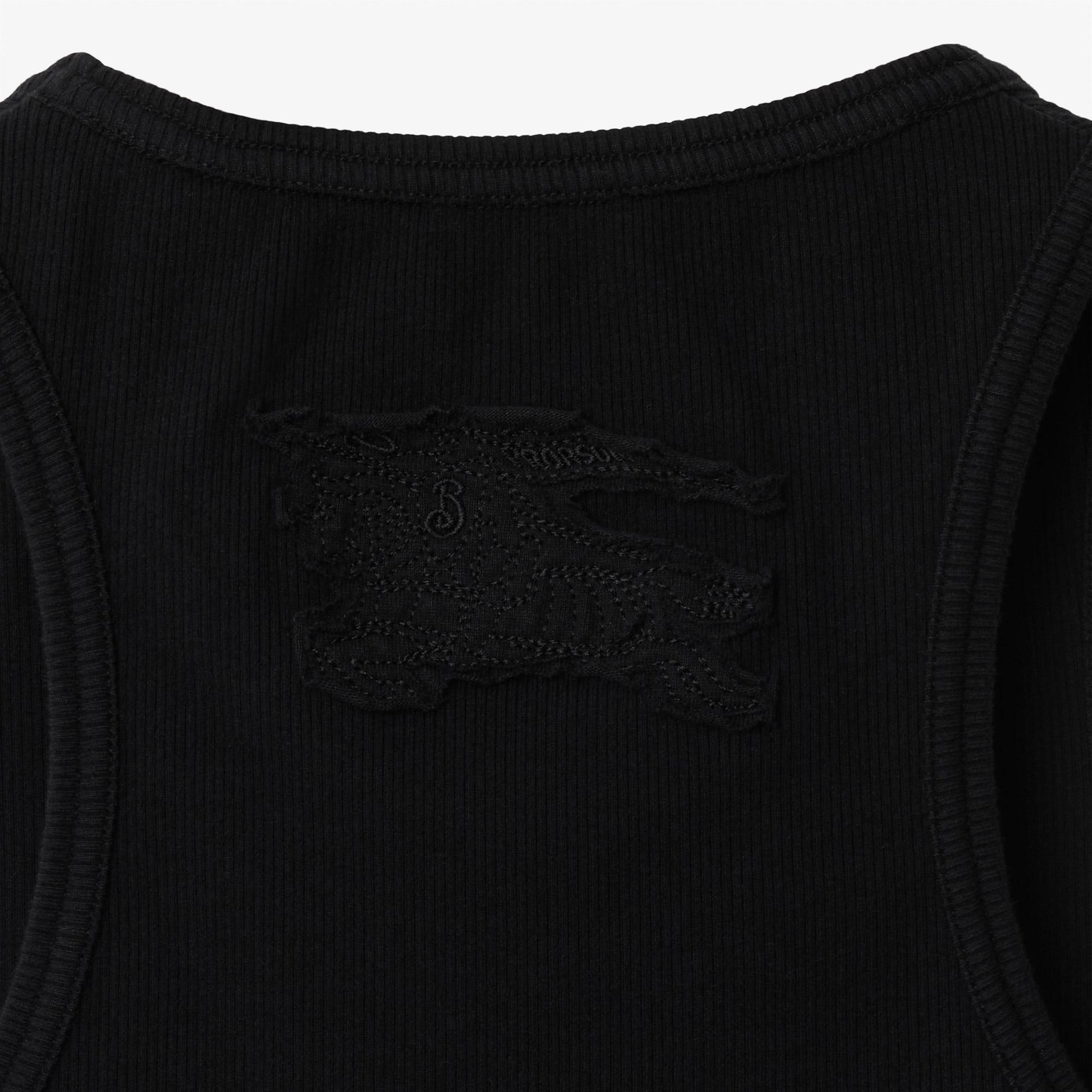 Burberry Kadın Siyah T-Shirt