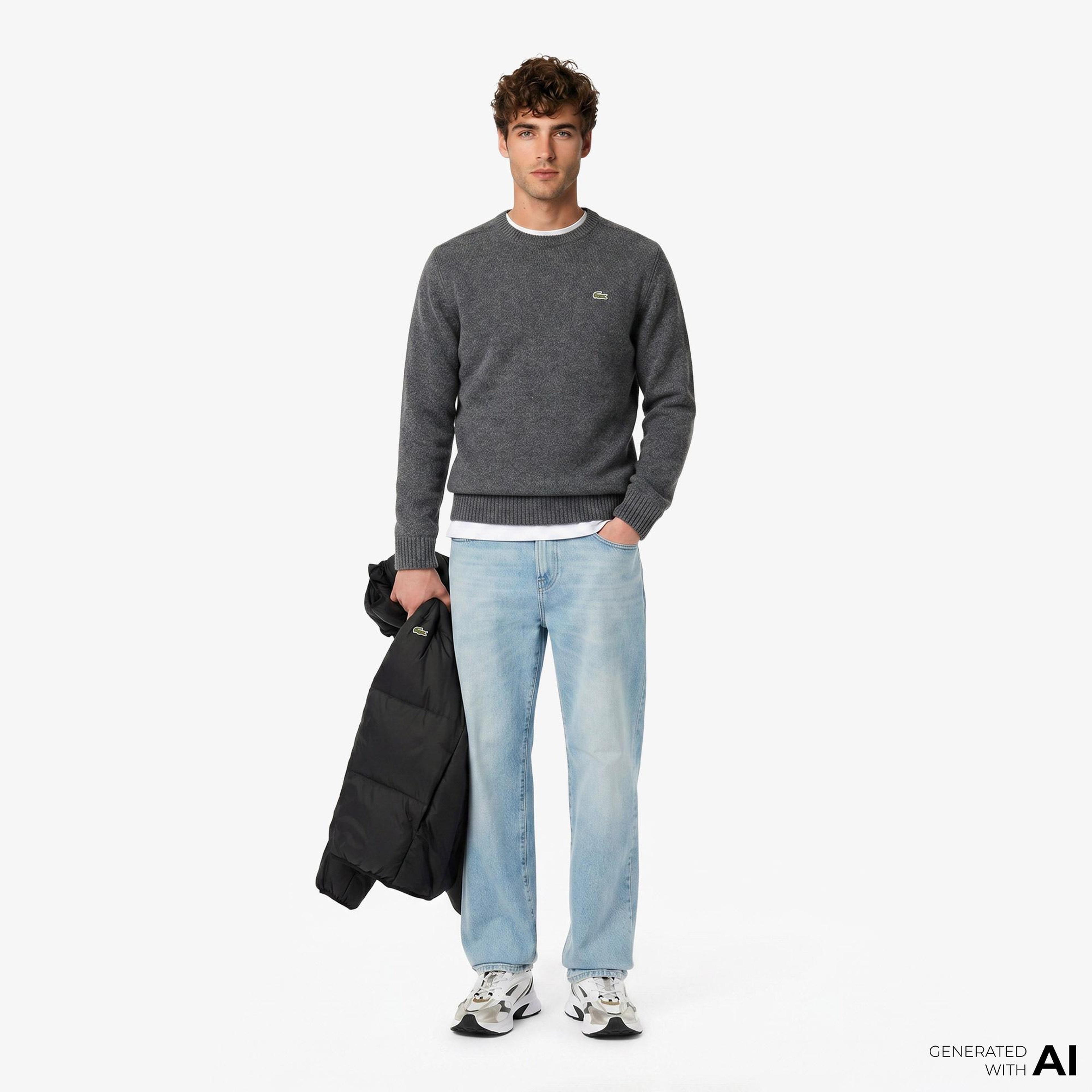 French Made Slub Wool Sweater