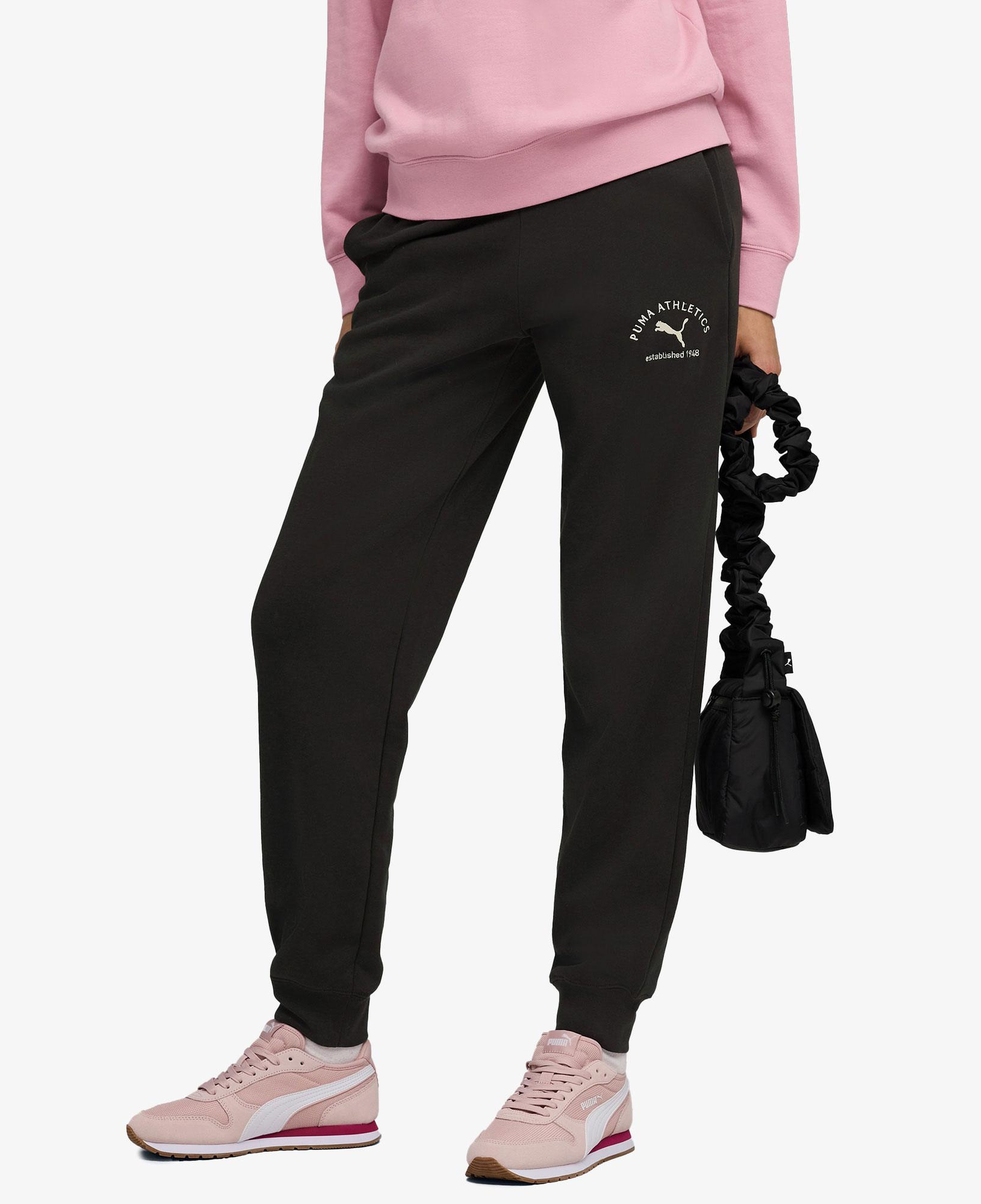 Puma Class Sweat Kadın Siyah Pantolon