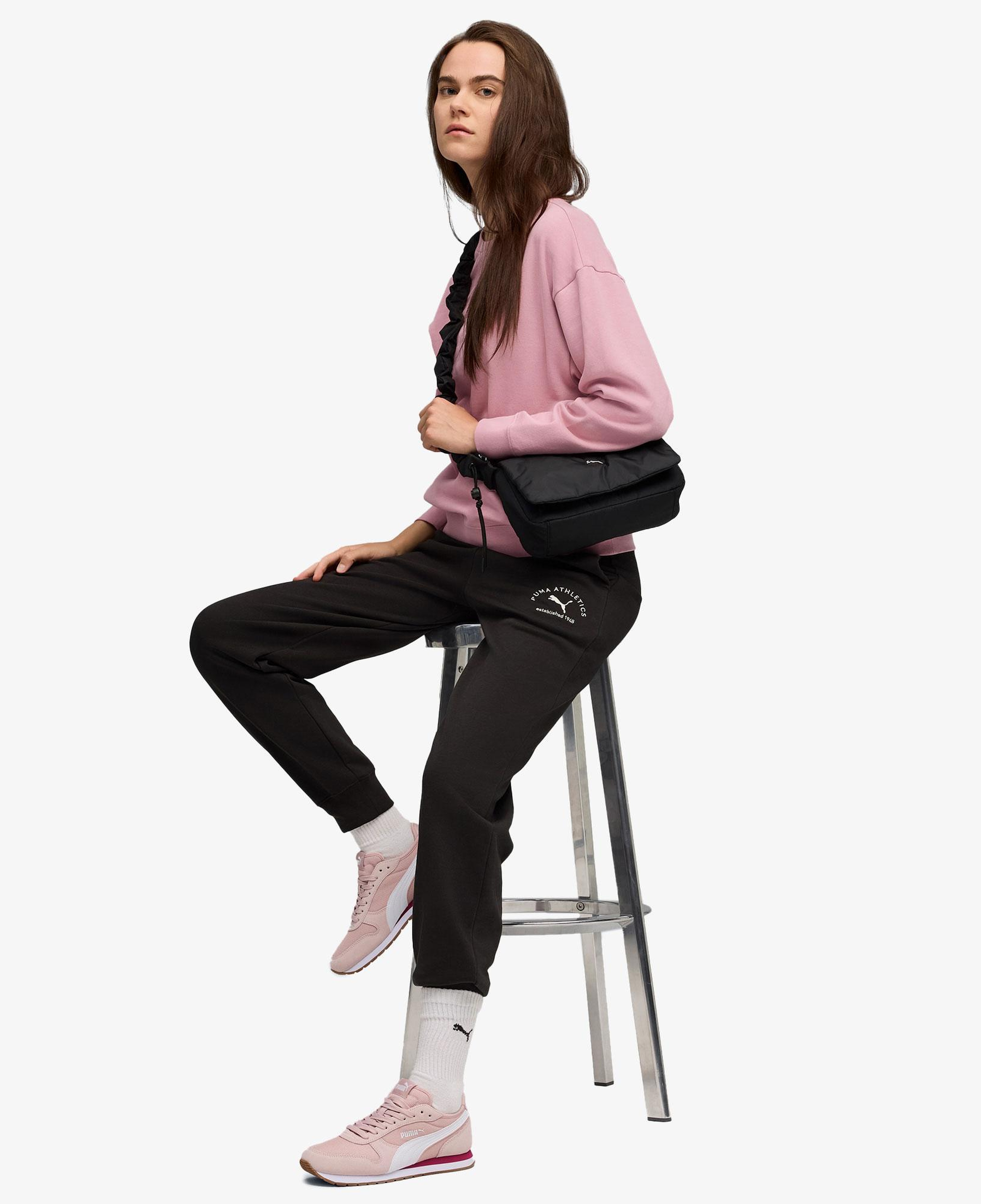 Puma Class Sweat Kadın Siyah Pantolon