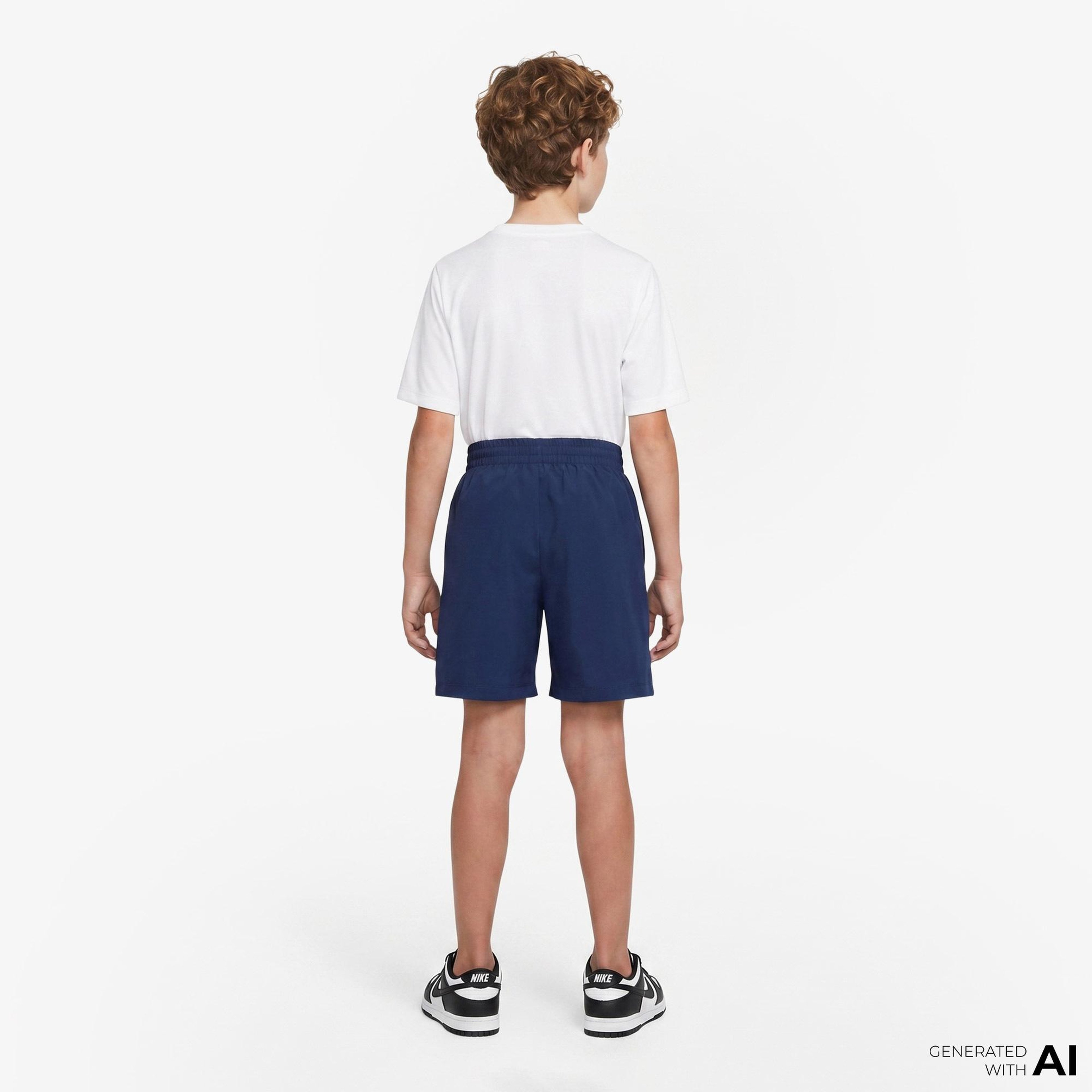 Nike Dri-Fit Multi Woven Çocuk Lacivert Şort