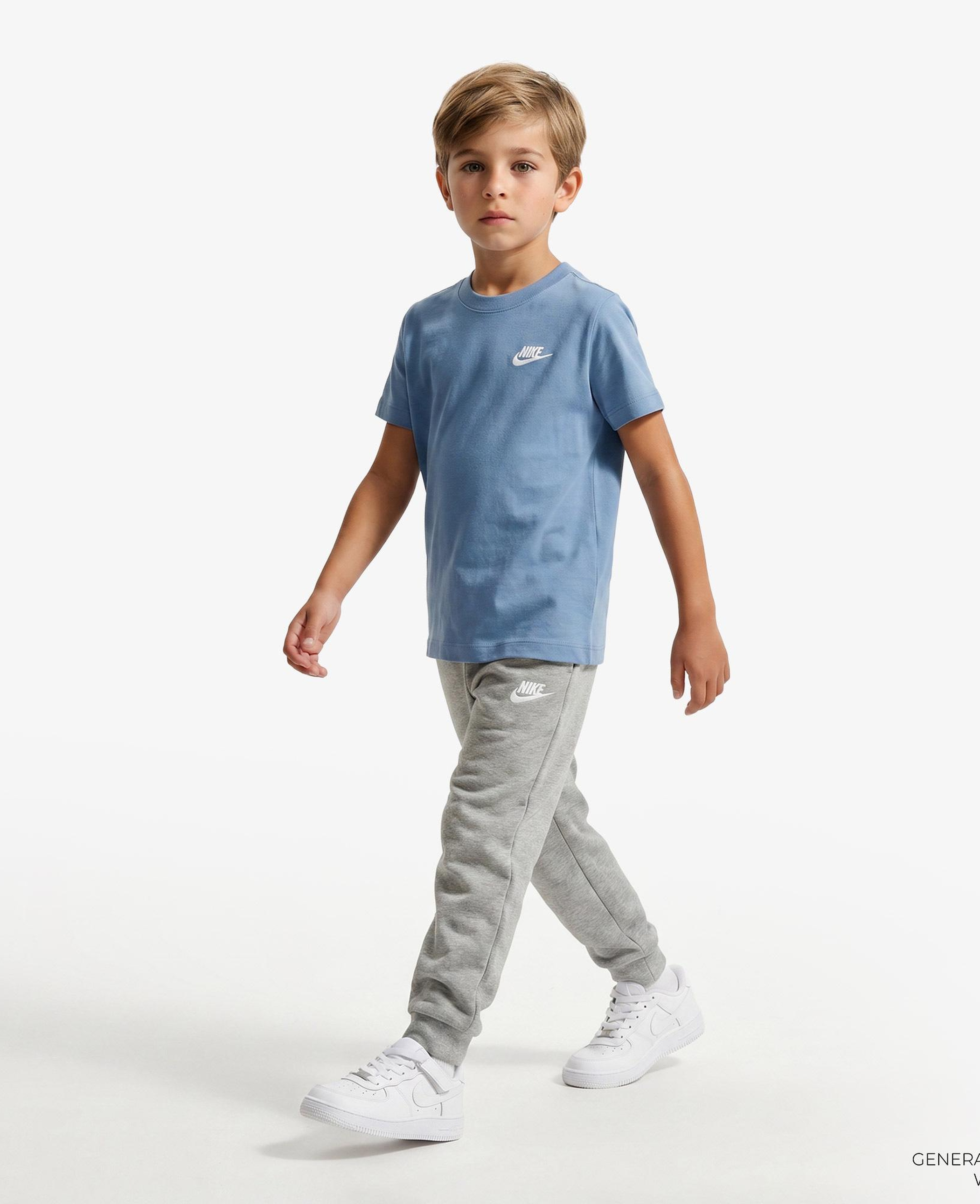 Nike Sportswear Embroidered Futura Çocuk Mavi T-Shirt