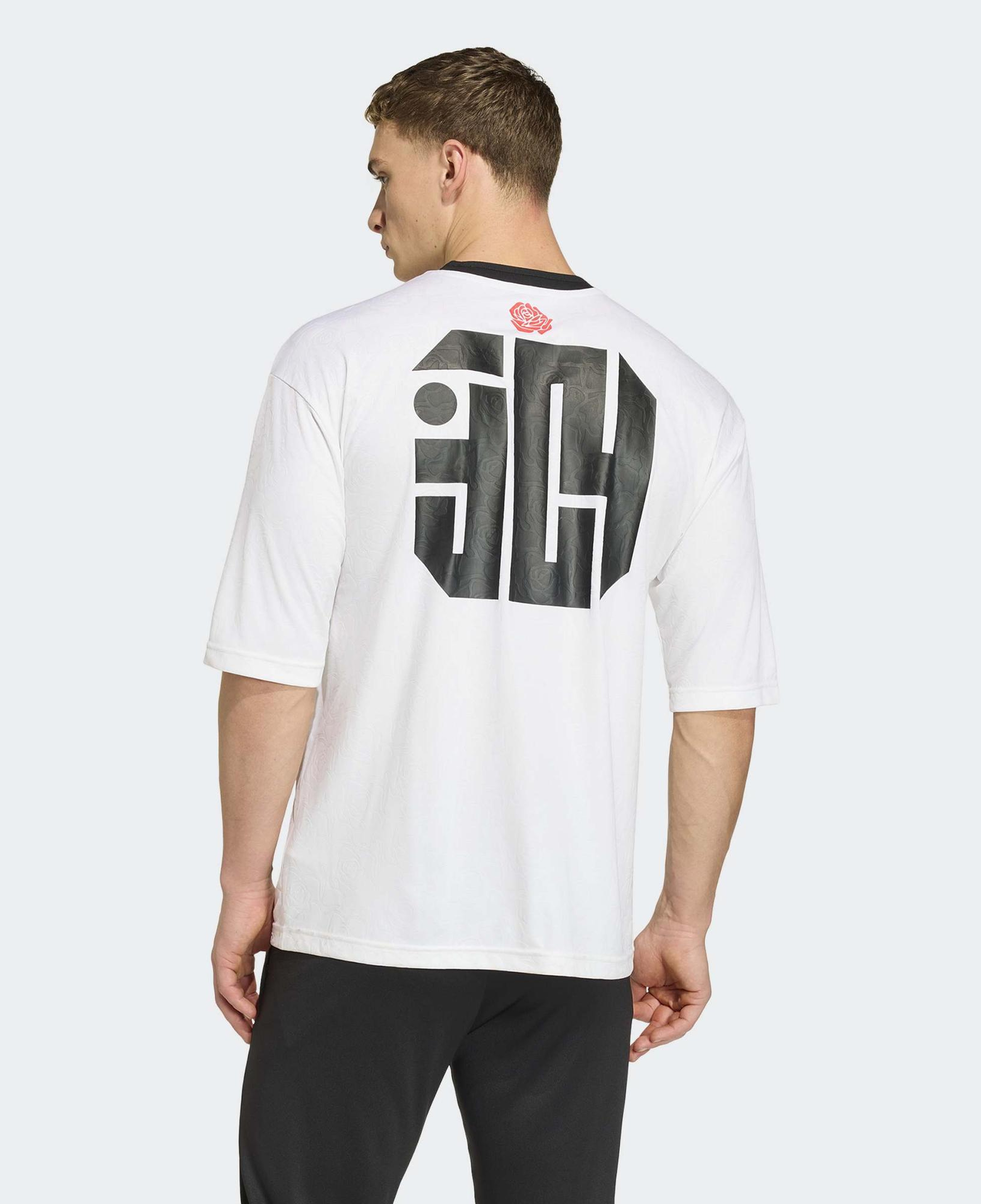adidas Lamine Yamal Erkek Beyaz T-Shirt