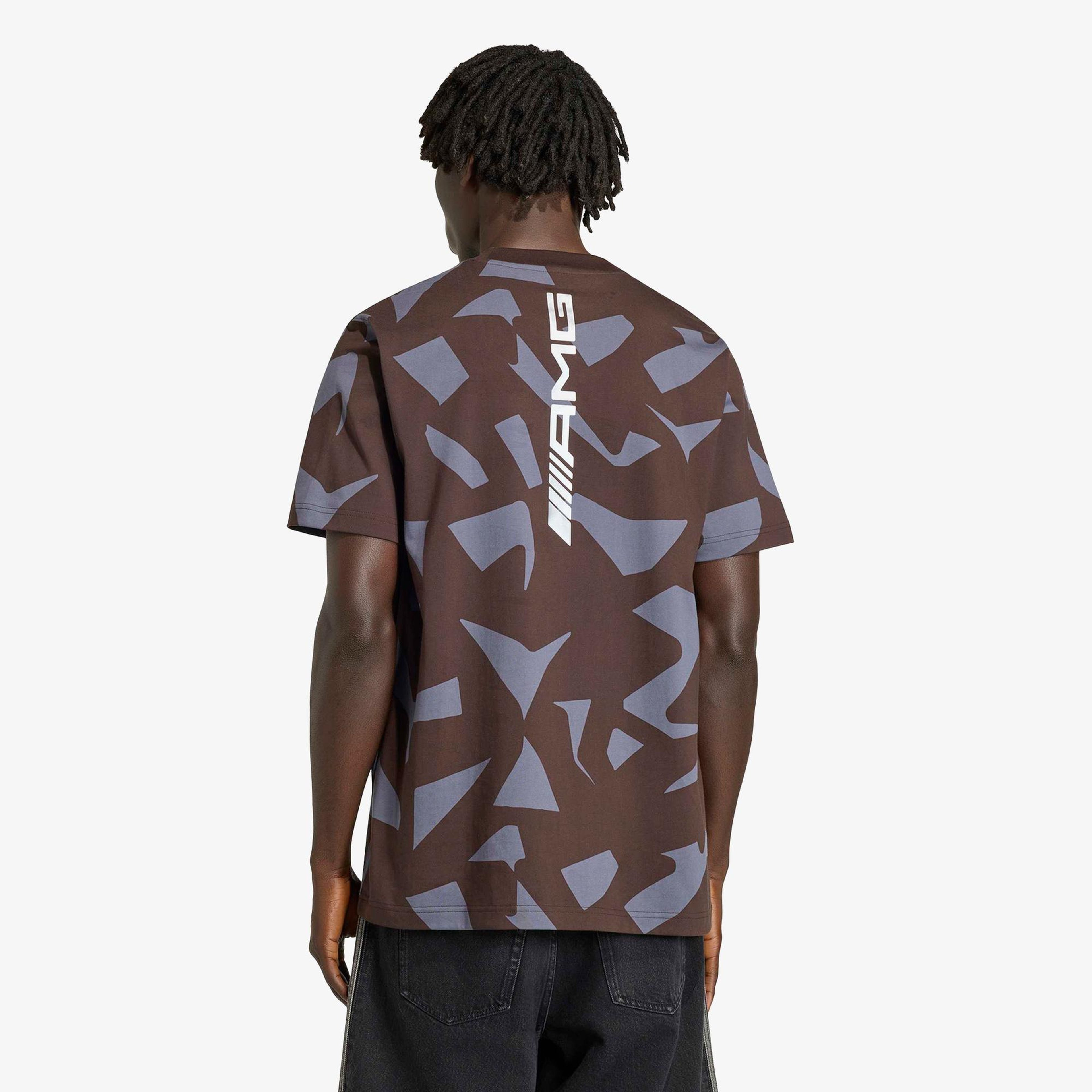 adidas Amg C Ss T Erkek Kahverengi T-Shirt