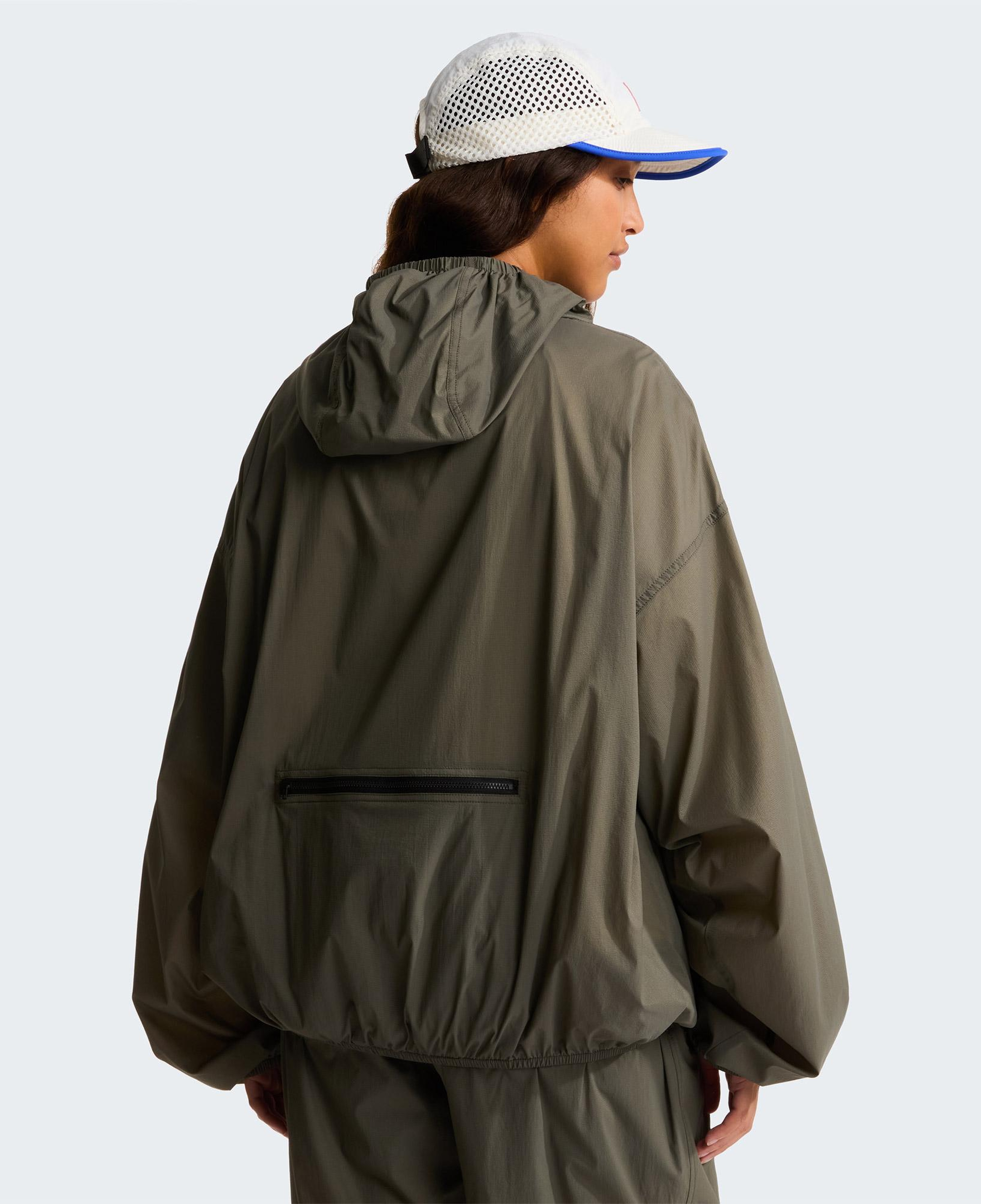 The North Face Red Box Packable Hooded Wind Erkek Yeşil Ceket