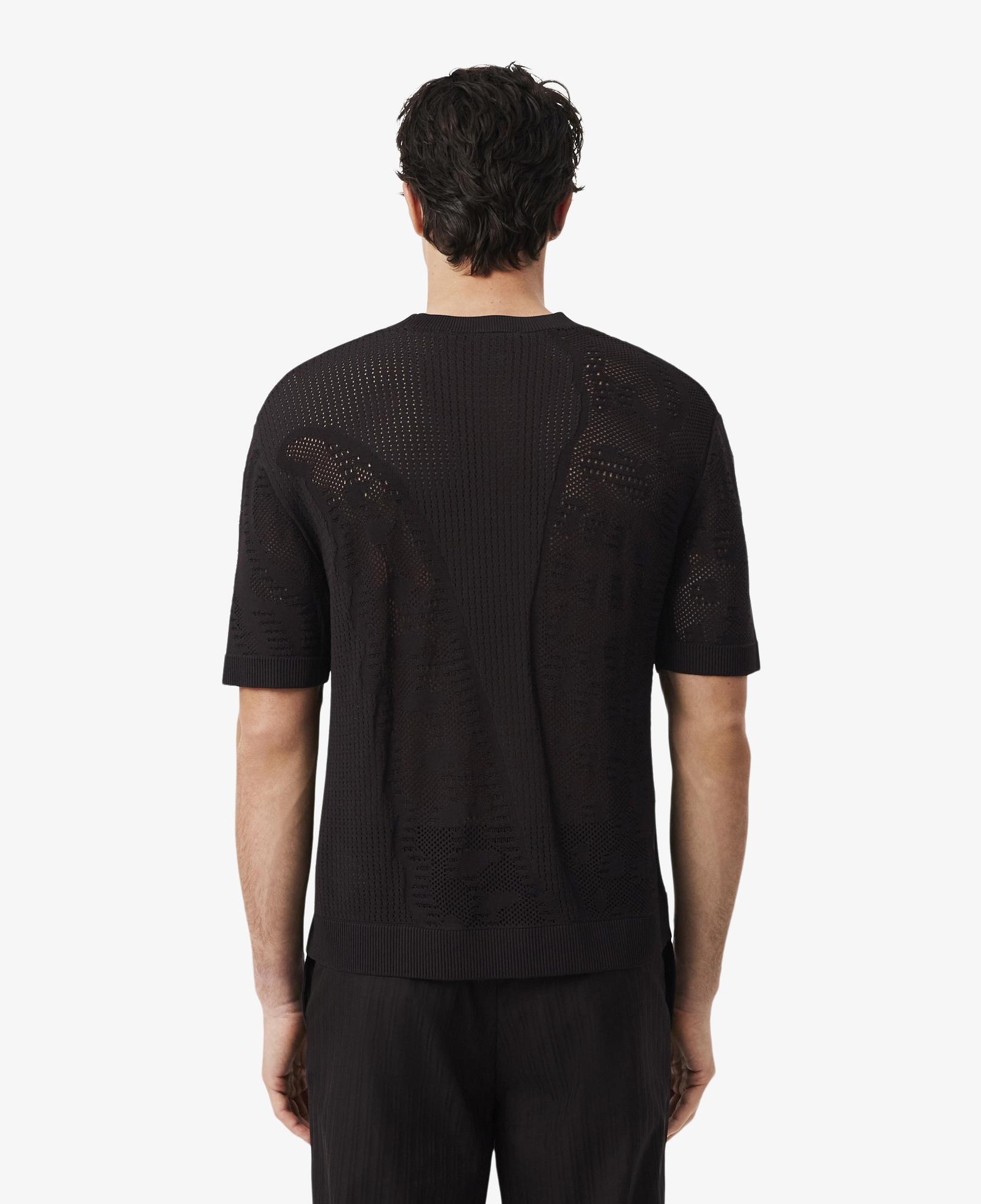 Erkek Relaxed Fit Kısa Kollu Polo Yaka Kahverengi Triko