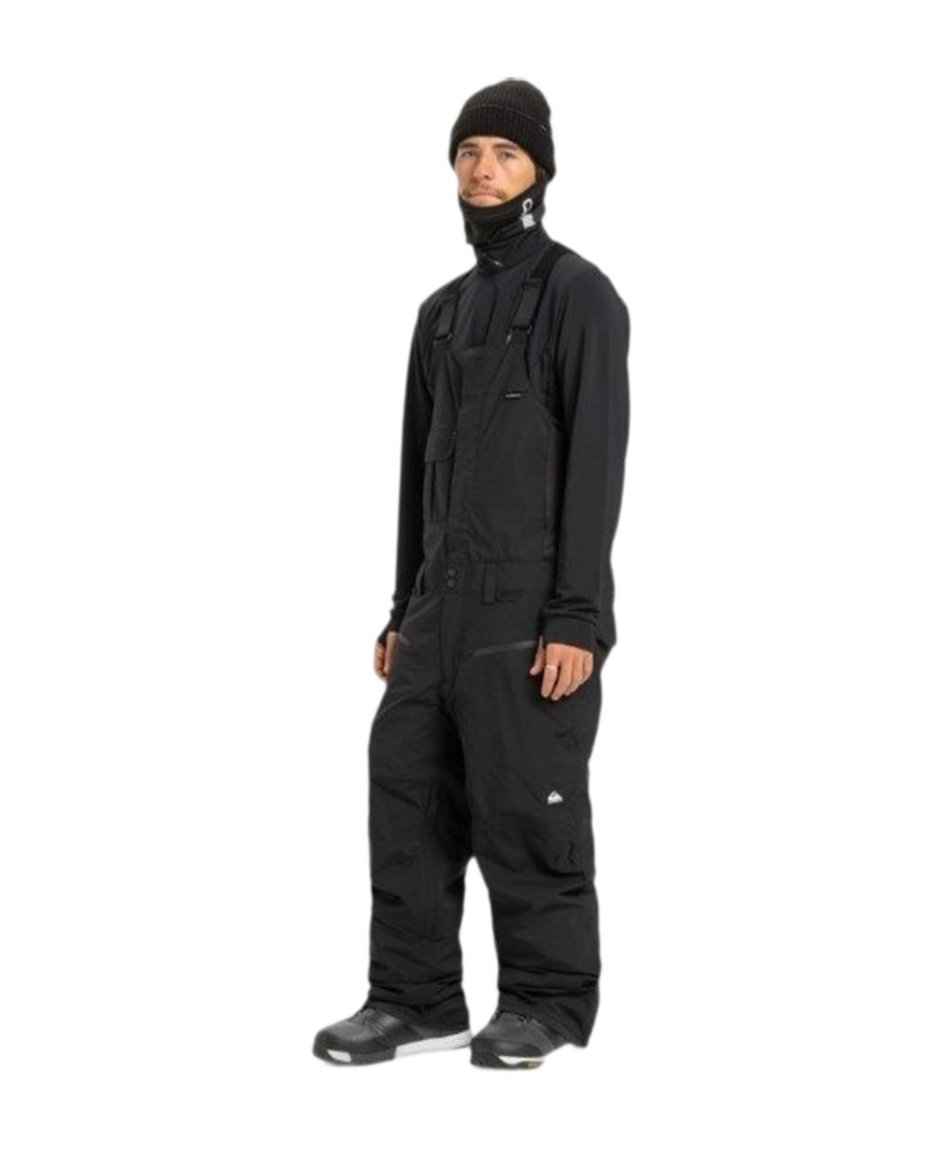 Quiksilver Paramo Stretch Erkek Siyah Snowboard Pantolonu