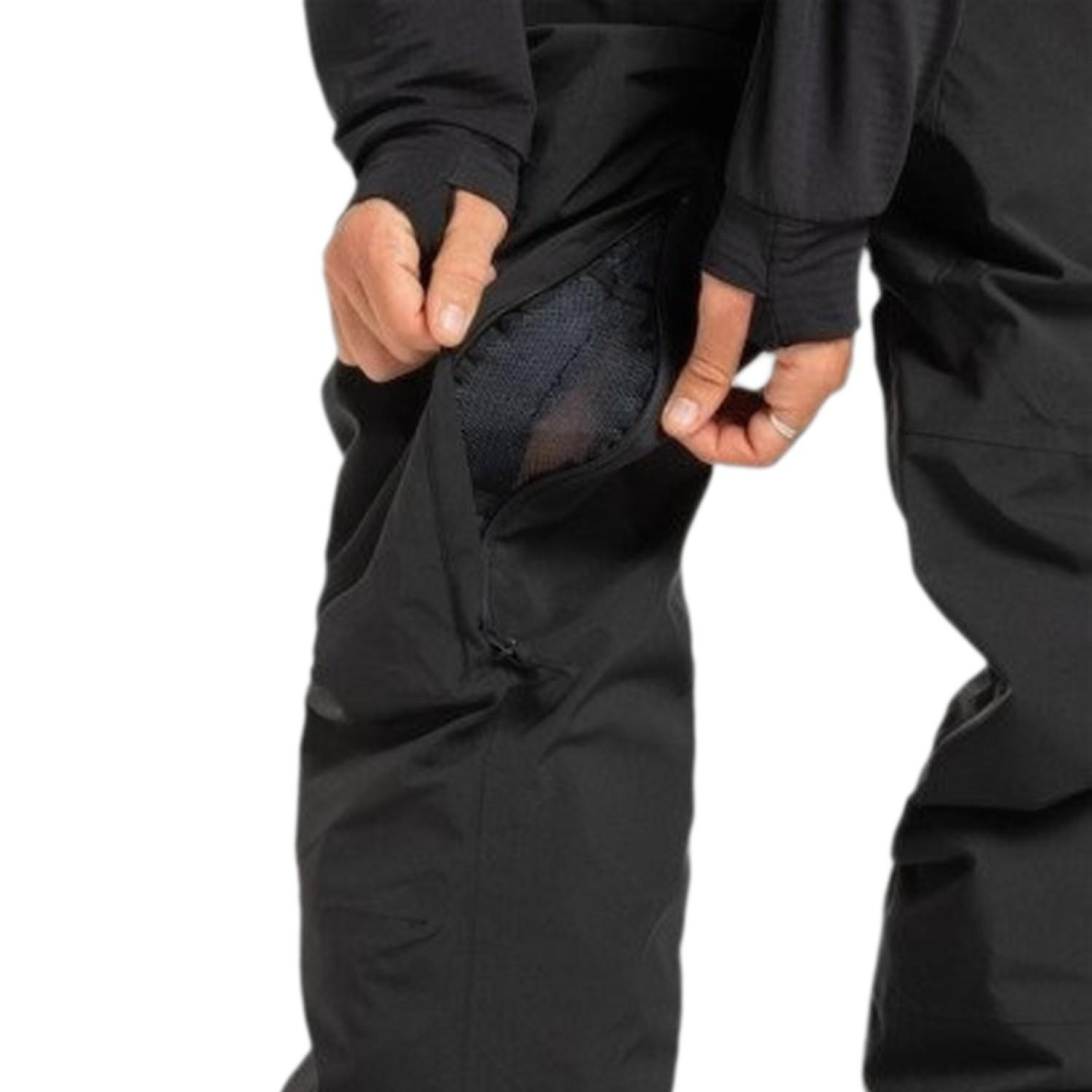 Quiksilver Paramo Stretch Erkek Siyah Snowboard Pantolonu
