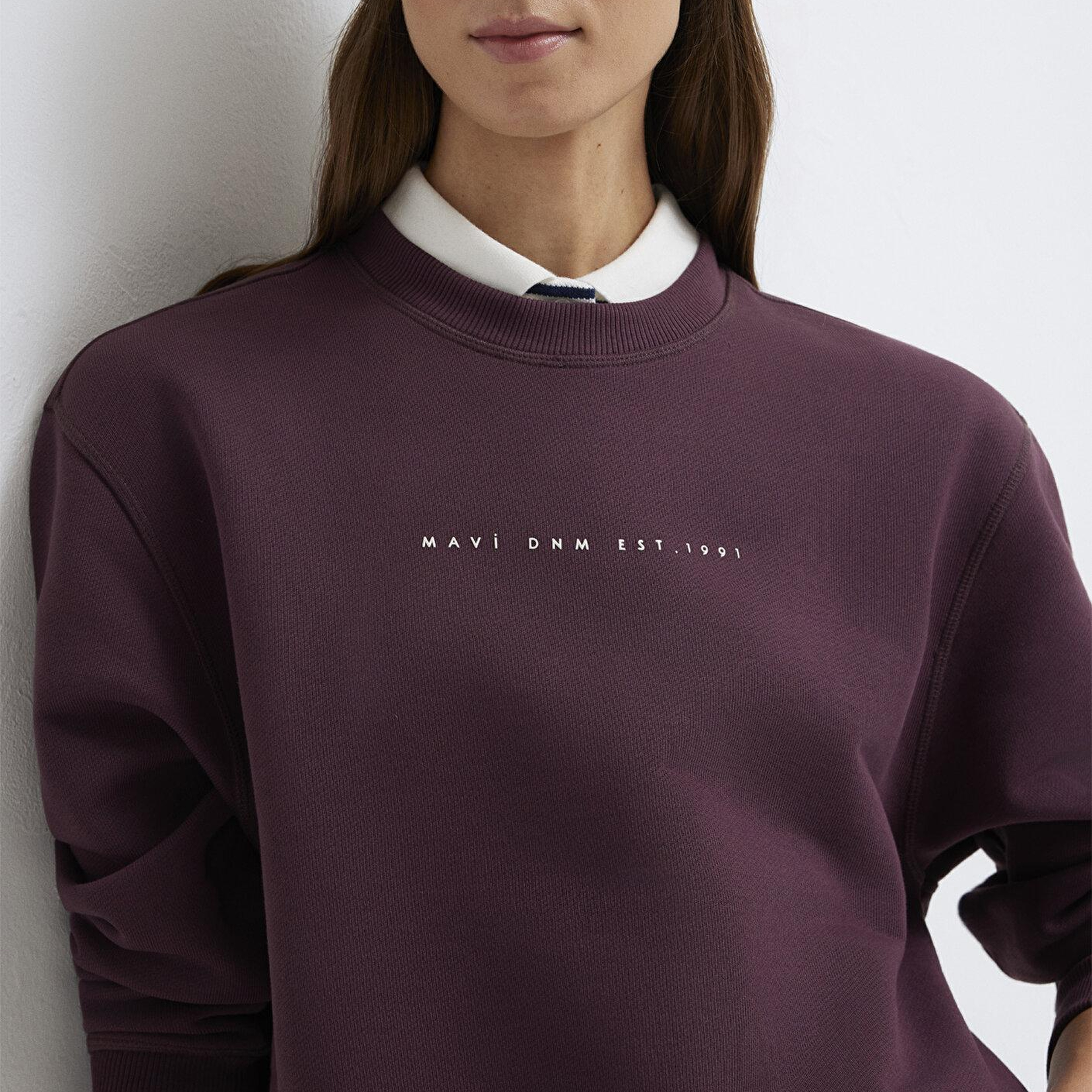 Mavi Mavi Denim Baskılı Mor Sweatshirt 1S10525-70260
