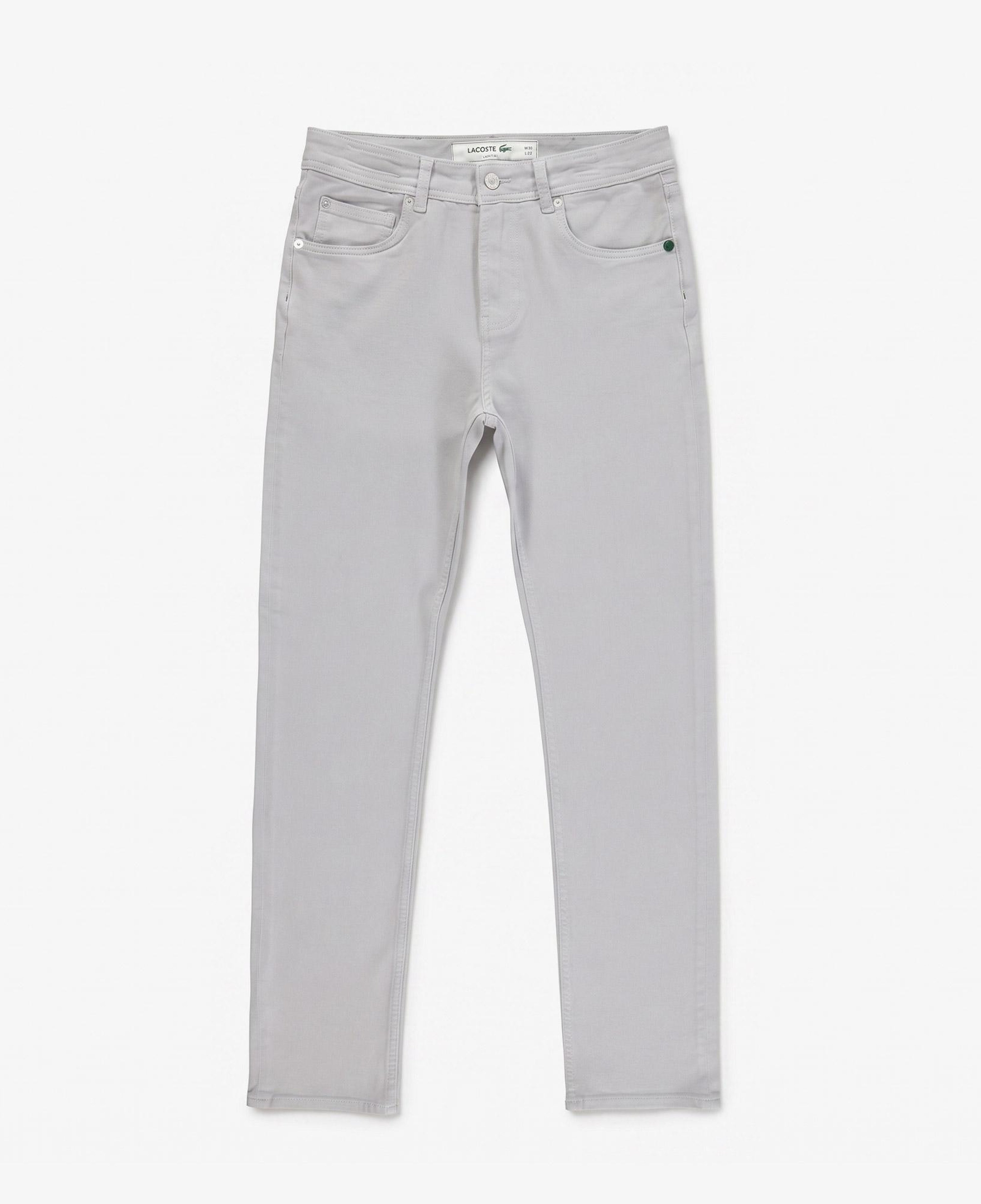 Erkek Slim Fit Gri Jean Pantolon