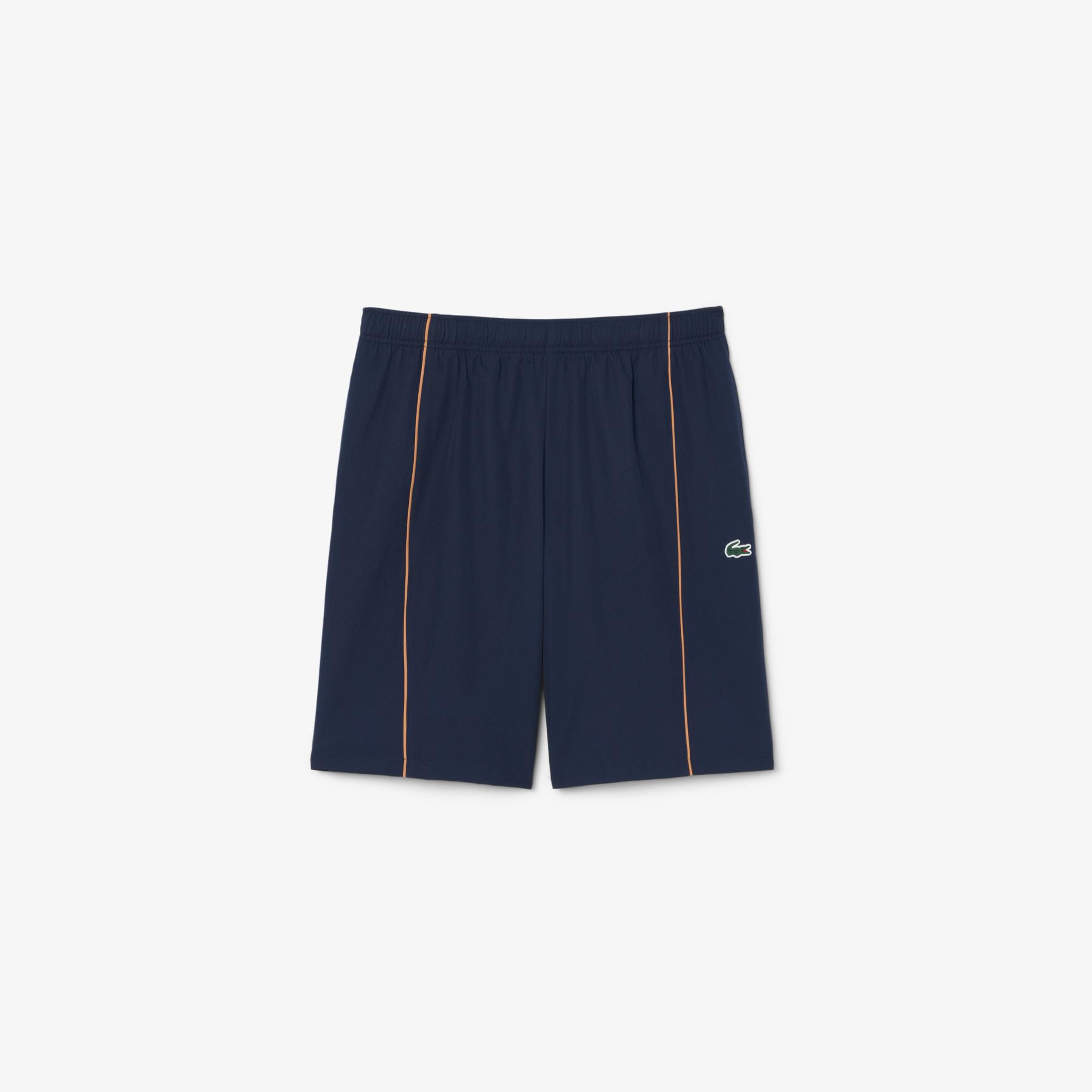 Erkek Regular Fit Baskılı Lacivert Şort