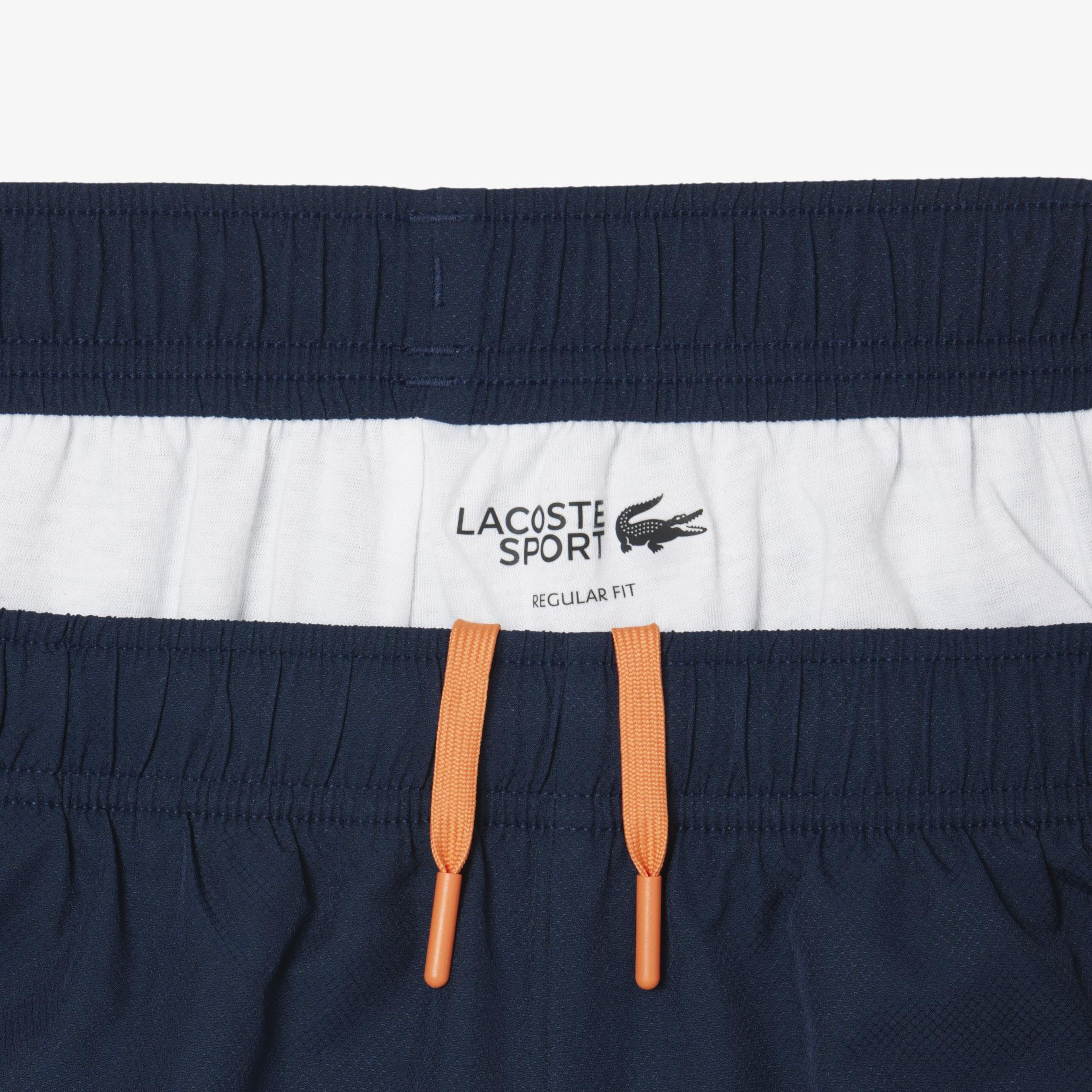 Erkek Regular Fit Baskılı Lacivert Şort