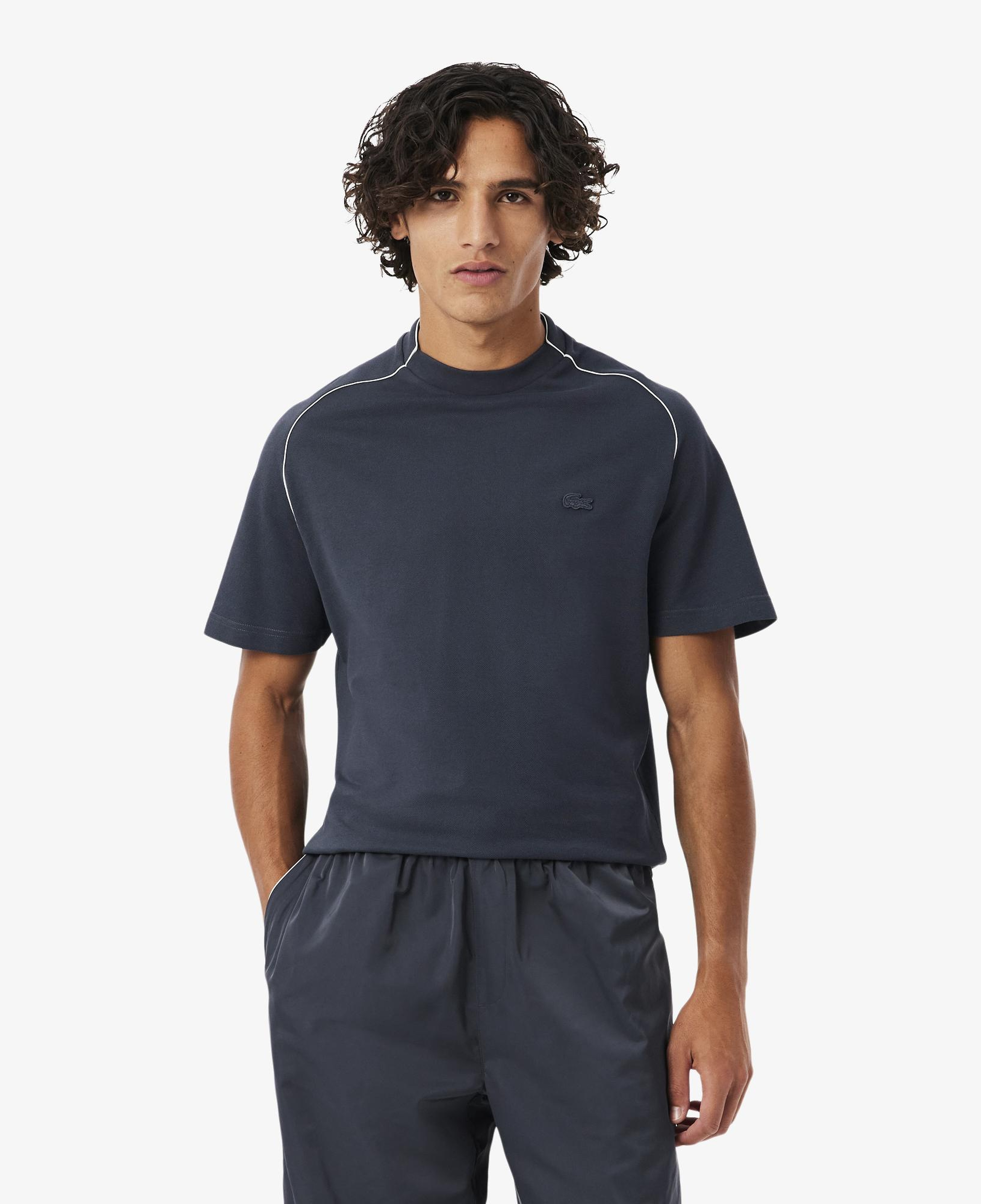 Erkek Classic Fit Bisiklet Yaka Koyu Gri T-Shirt