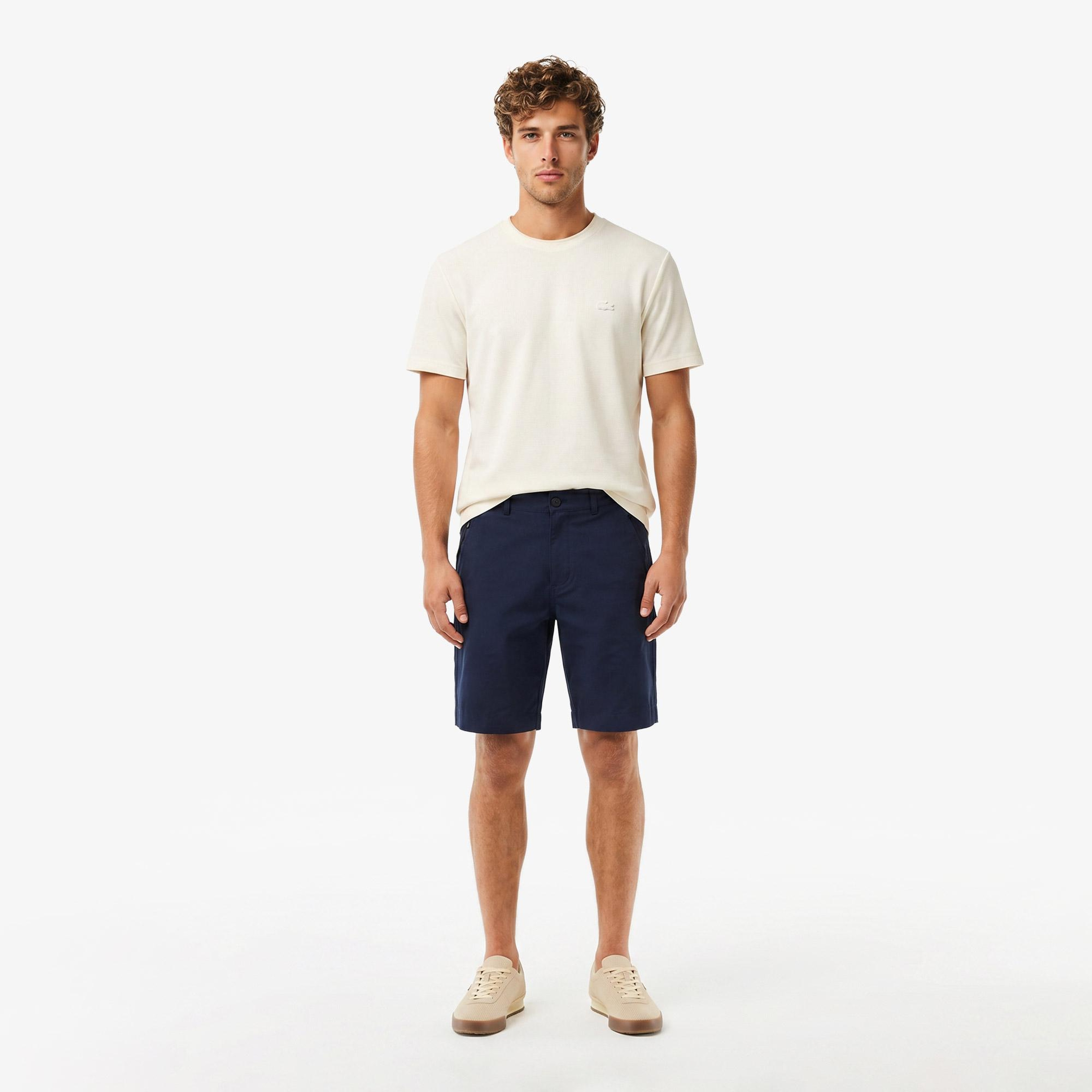 Erkek Relaxed Fit Lacivert Bermuda Şort