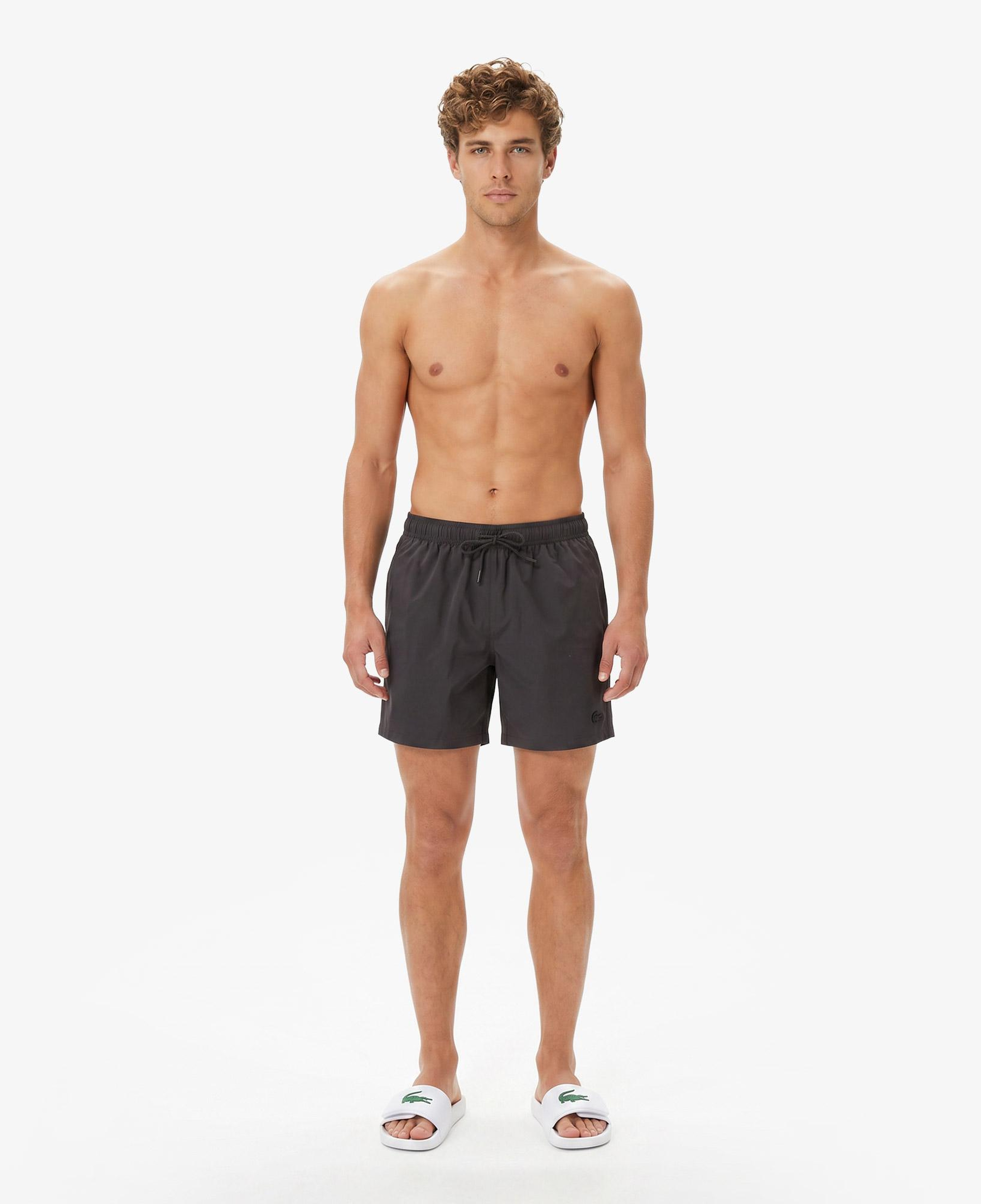 Erkek Regular Fit Kahverengi Deniz Şortu