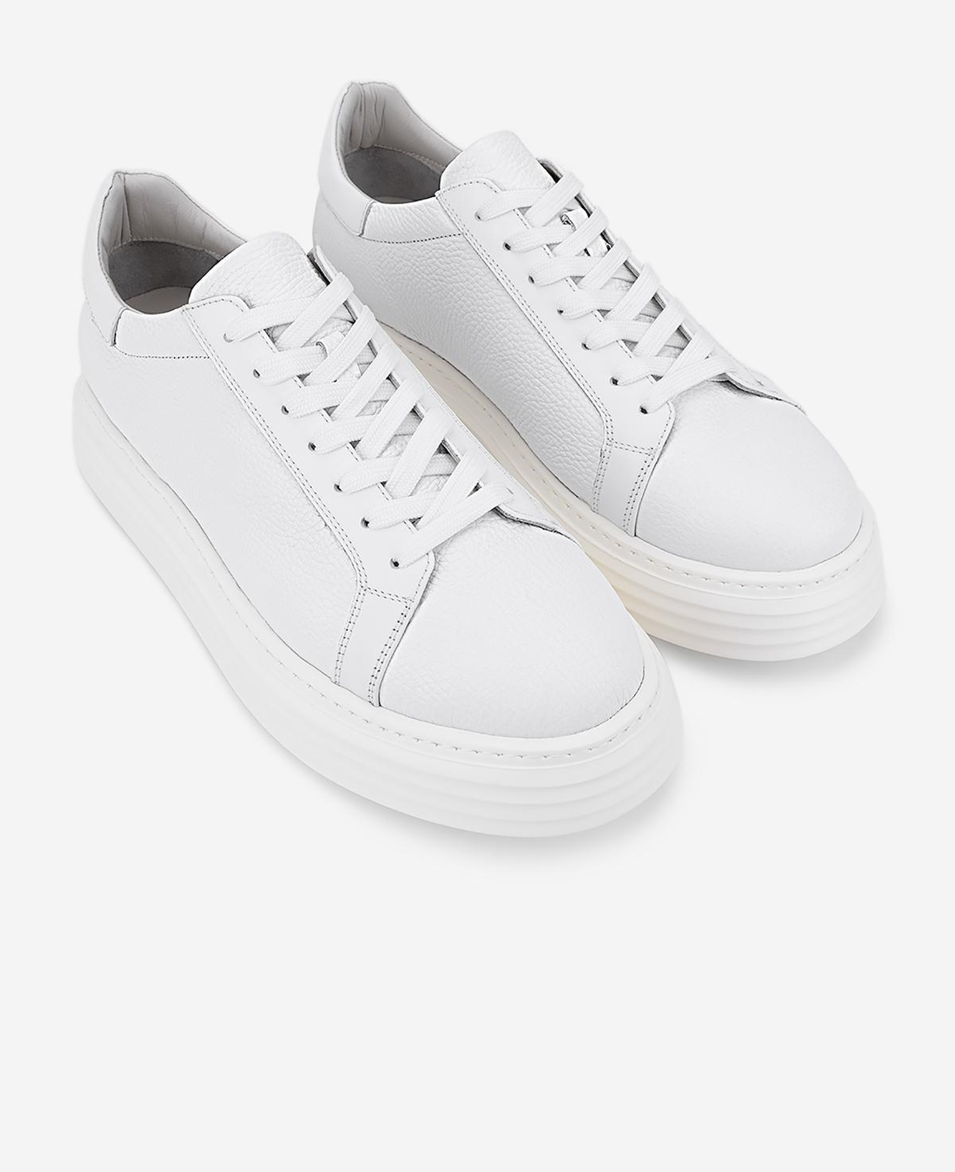 Valmenti Erkek Hakiki Deri Beyaz Sneakers & Spor Ayakkabı