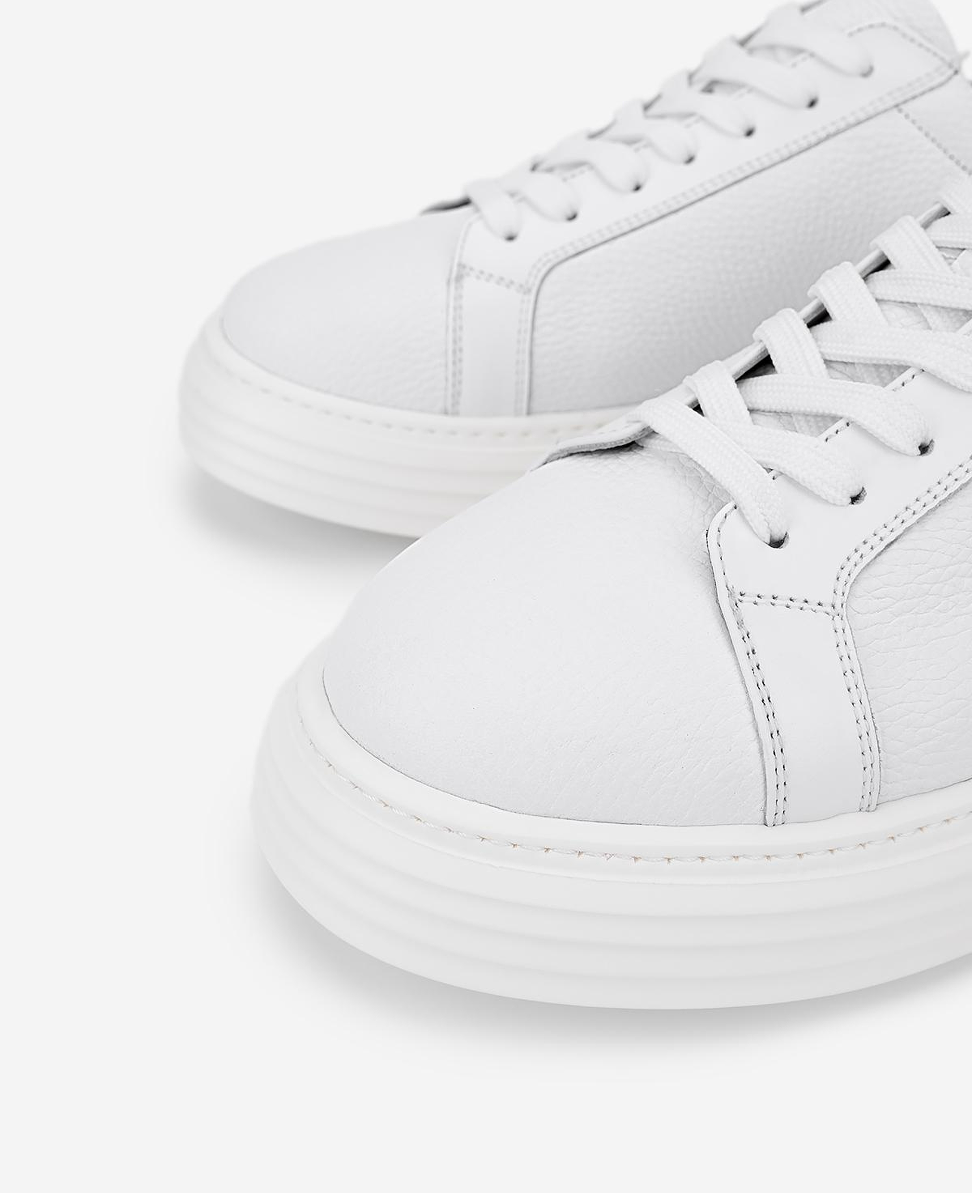 Valmenti Erkek Hakiki Deri Beyaz Sneakers & Spor Ayakkabı