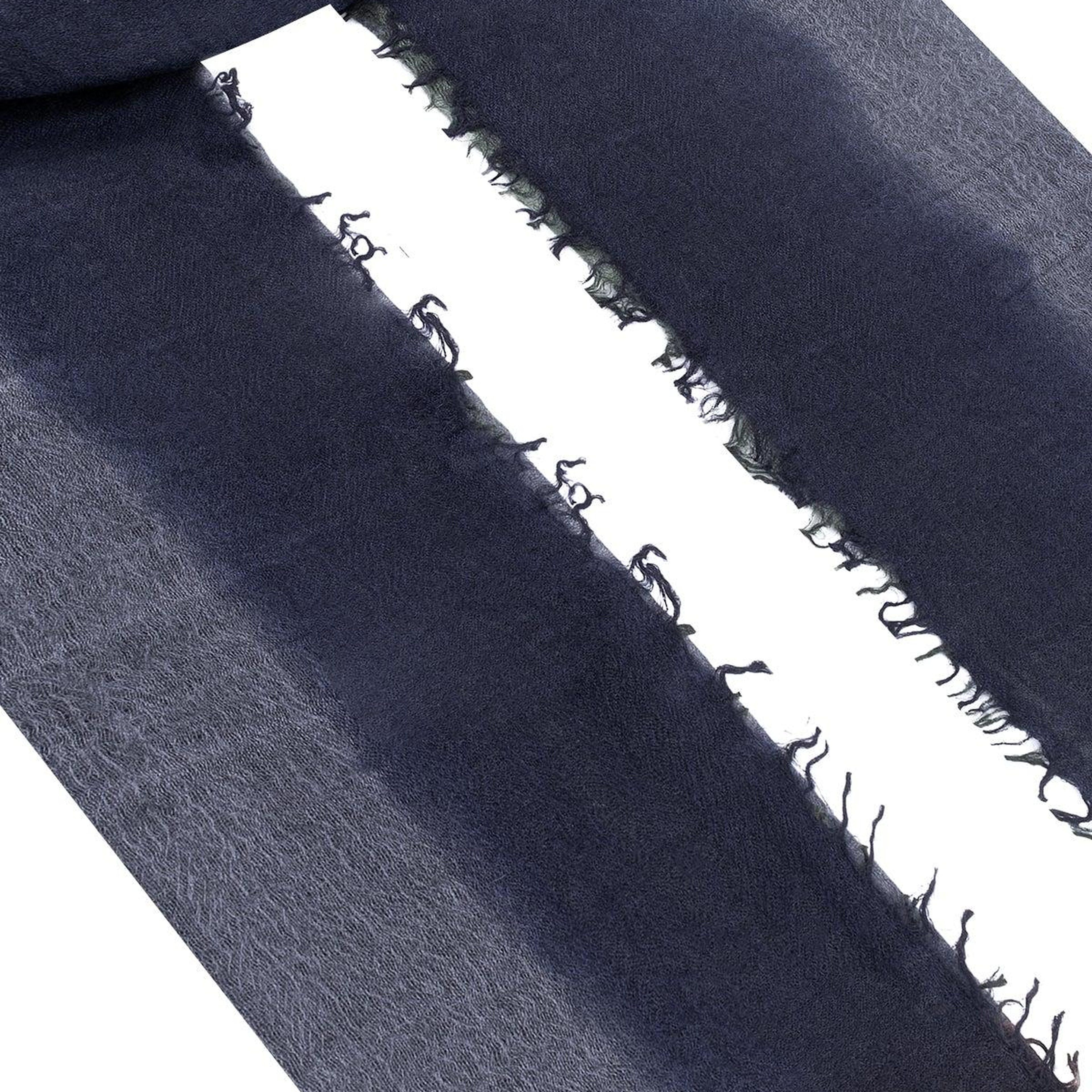 Gri Ralph Saf Kaşmir Degrade Şal 70x180 cm