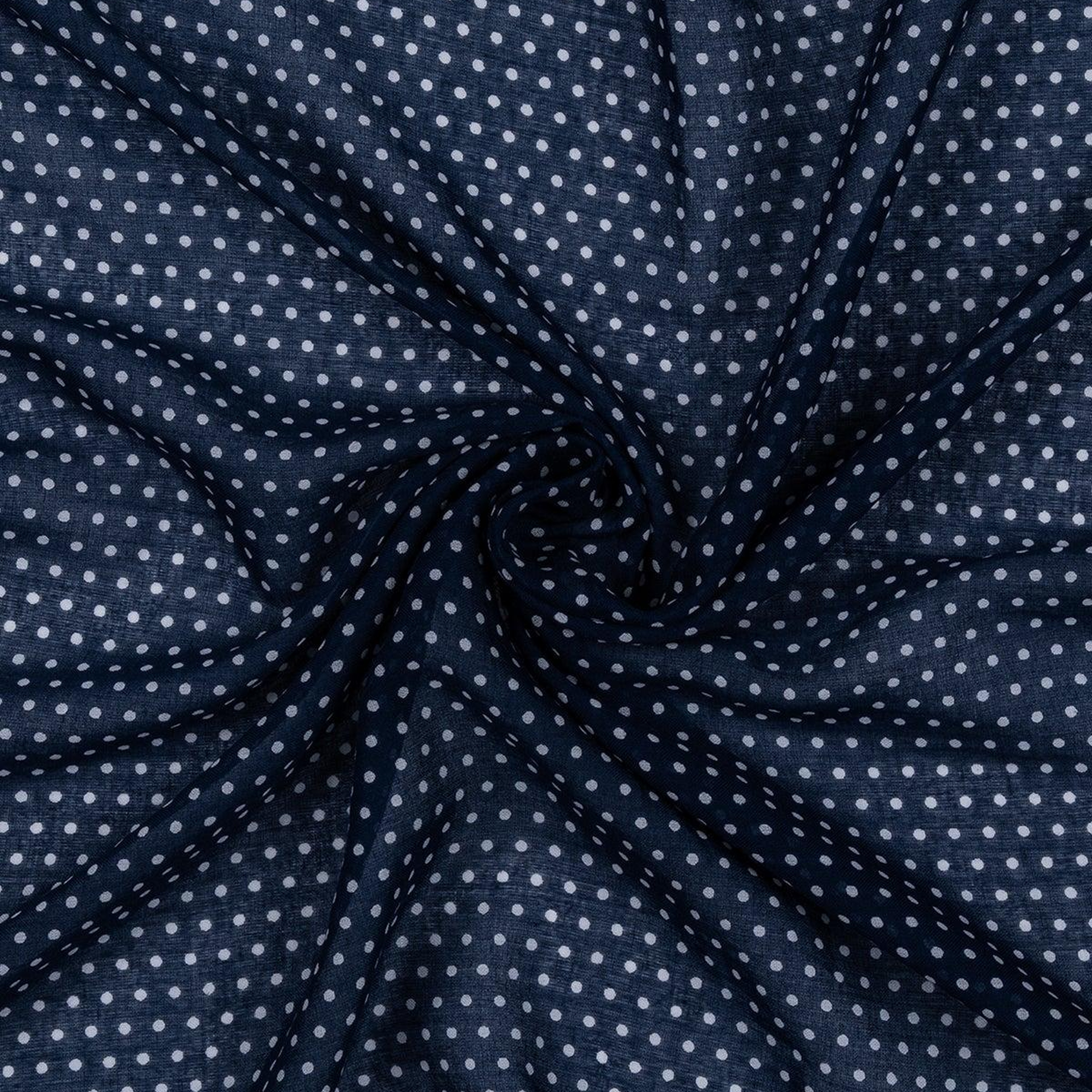 Lacivert Jas Baskılı Kare Bandana 70x70 cm
