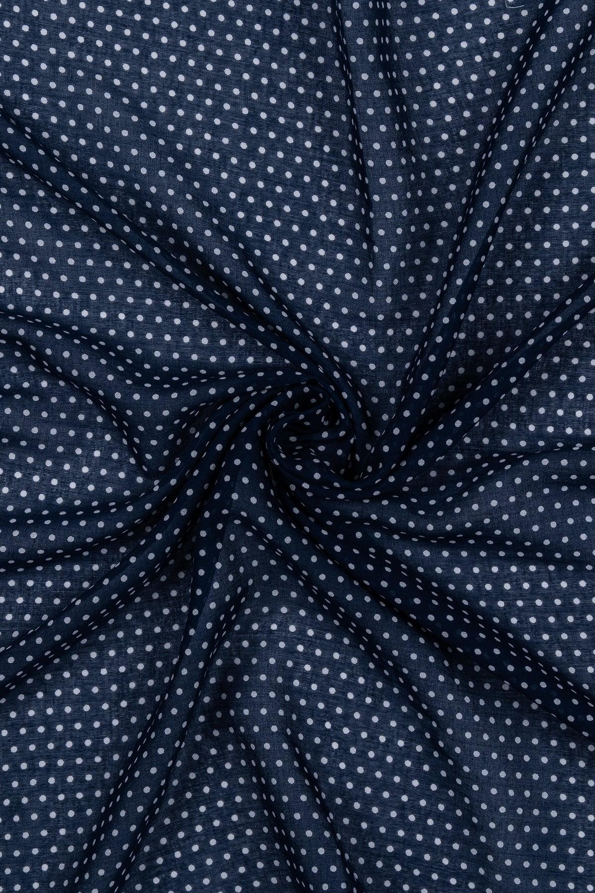 Lacivert Jas Baskılı Kare Bandana 70x70 cm