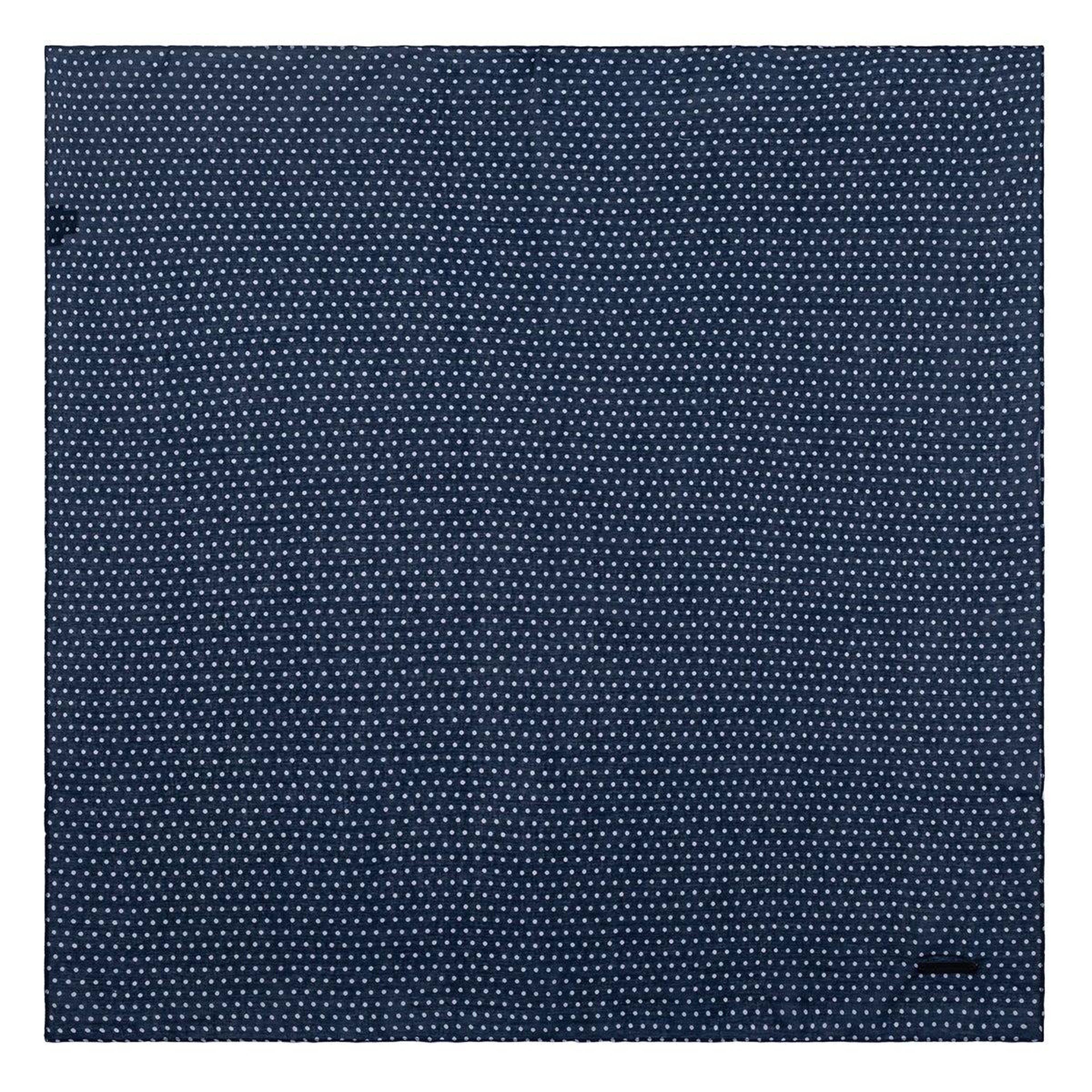 Lacivert Jas Baskılı Kare Bandana 70x70 cm