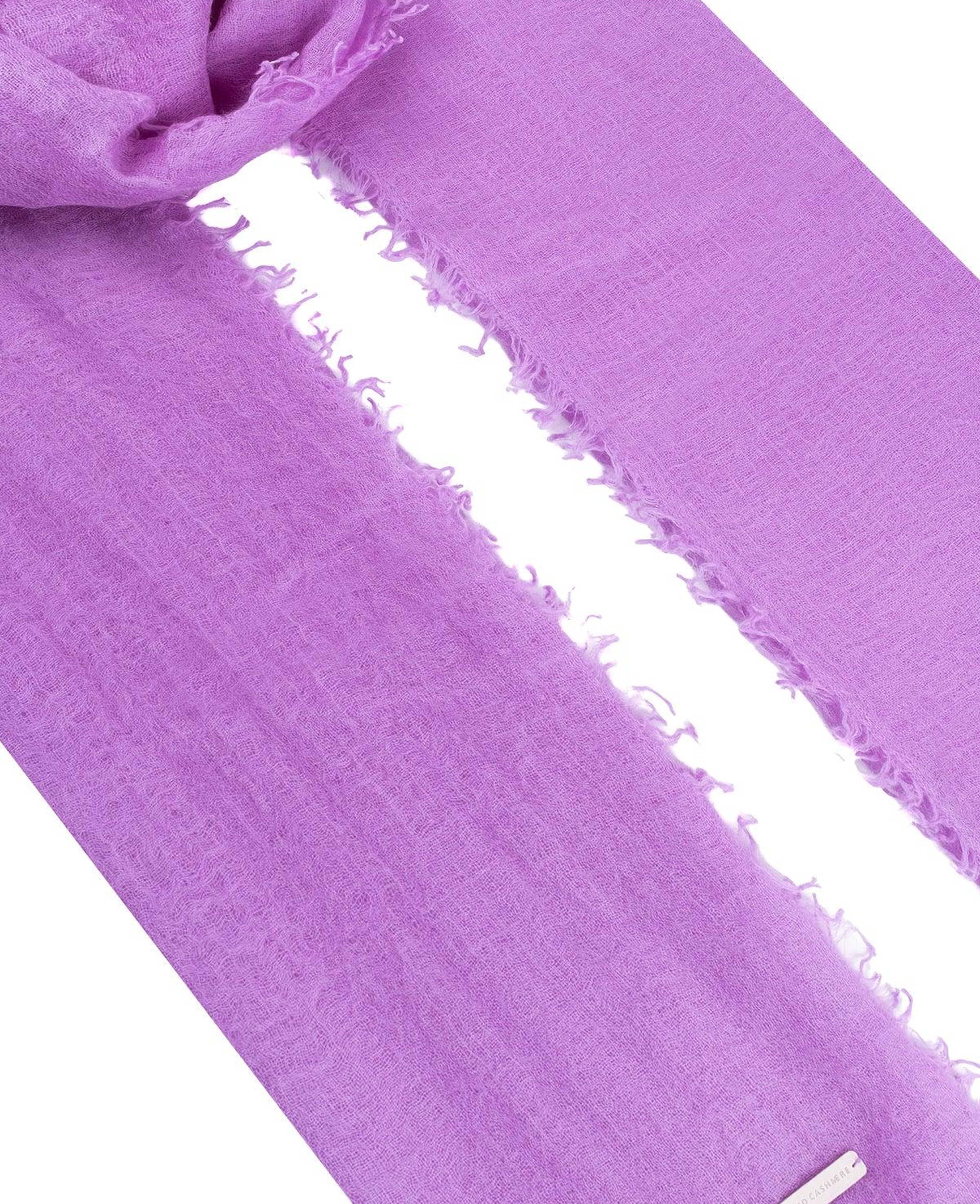 Lila Ralph Saf Kaşmir Şal 70x180 cm