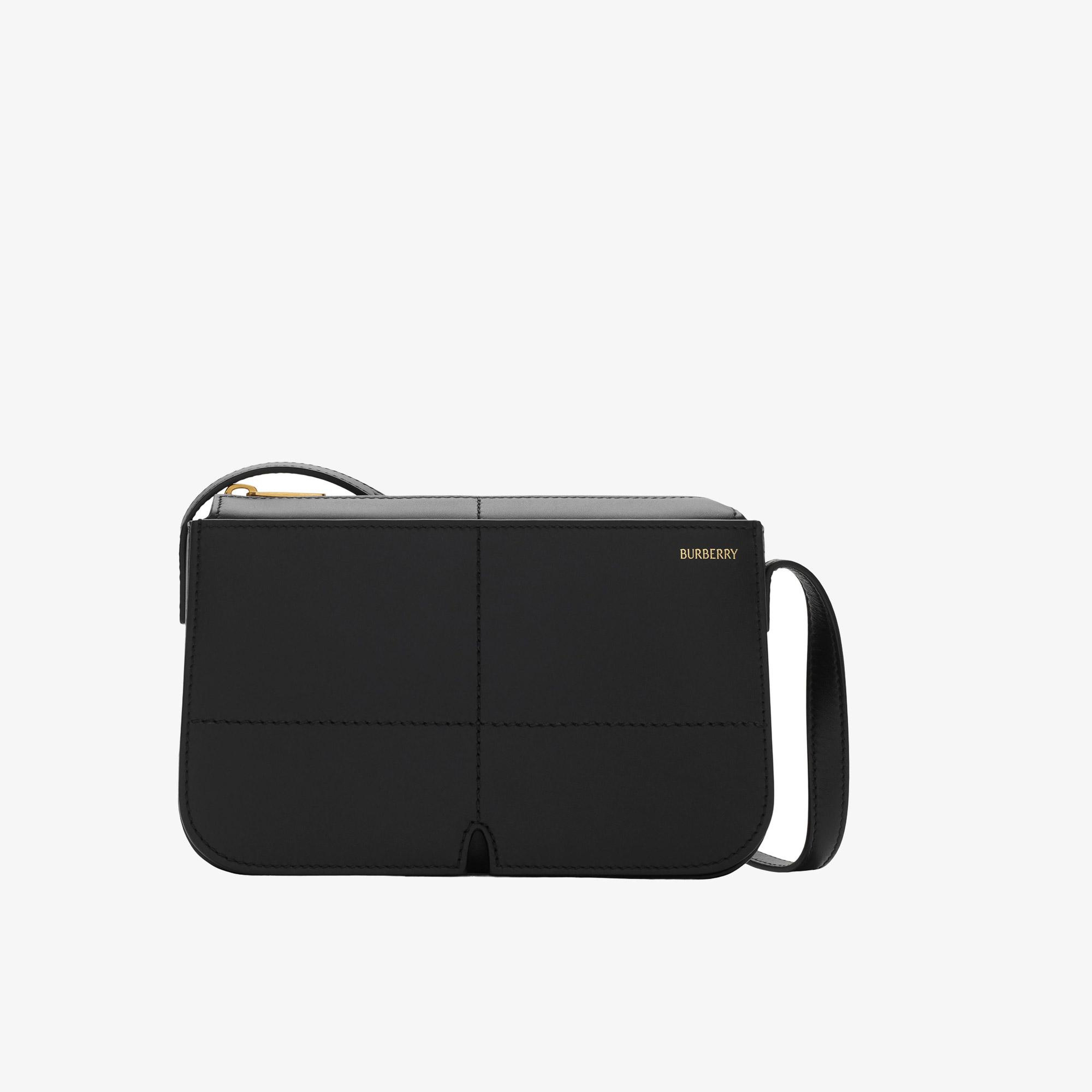Burberry Slt Snip Crossbody Kadın Siyah Omuz Çantası