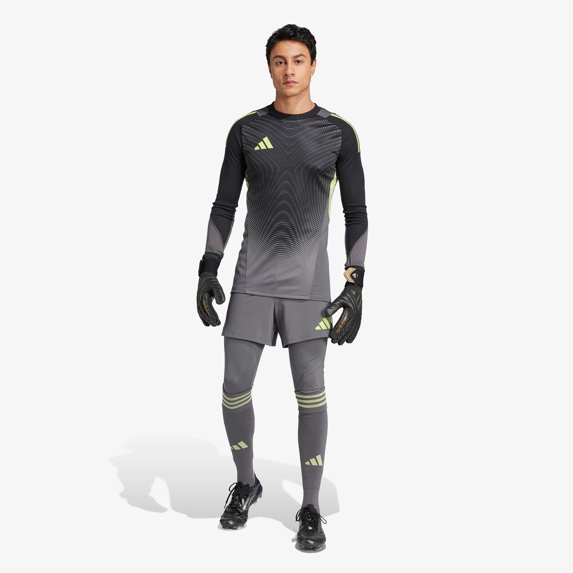 adidas Tiro 25 Pro Kaleci Erkek Gri Futbol Taytı