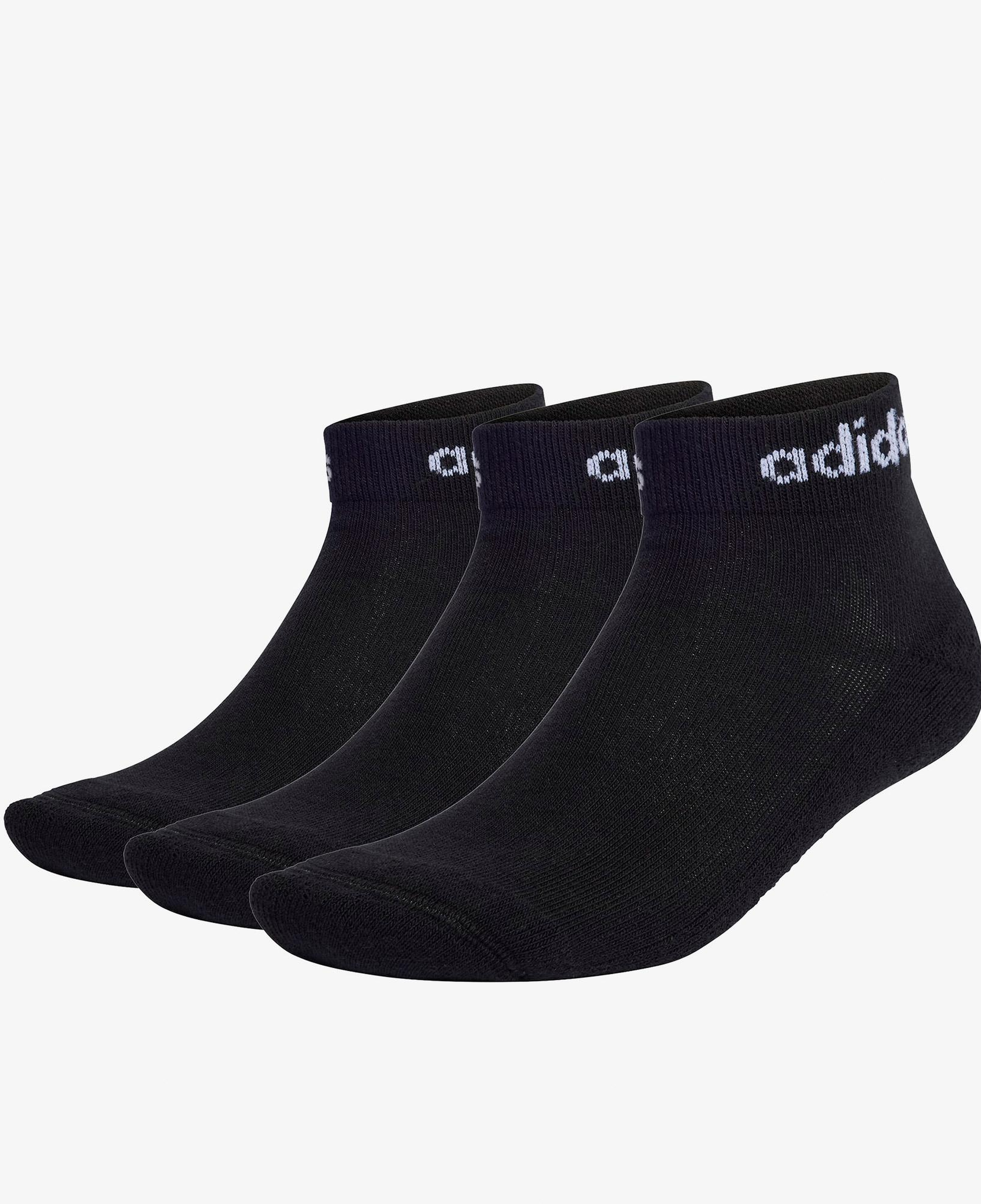 adidas Think Linear Bilek Boy 3lü Unisex Siyah Antrenman Çorabı