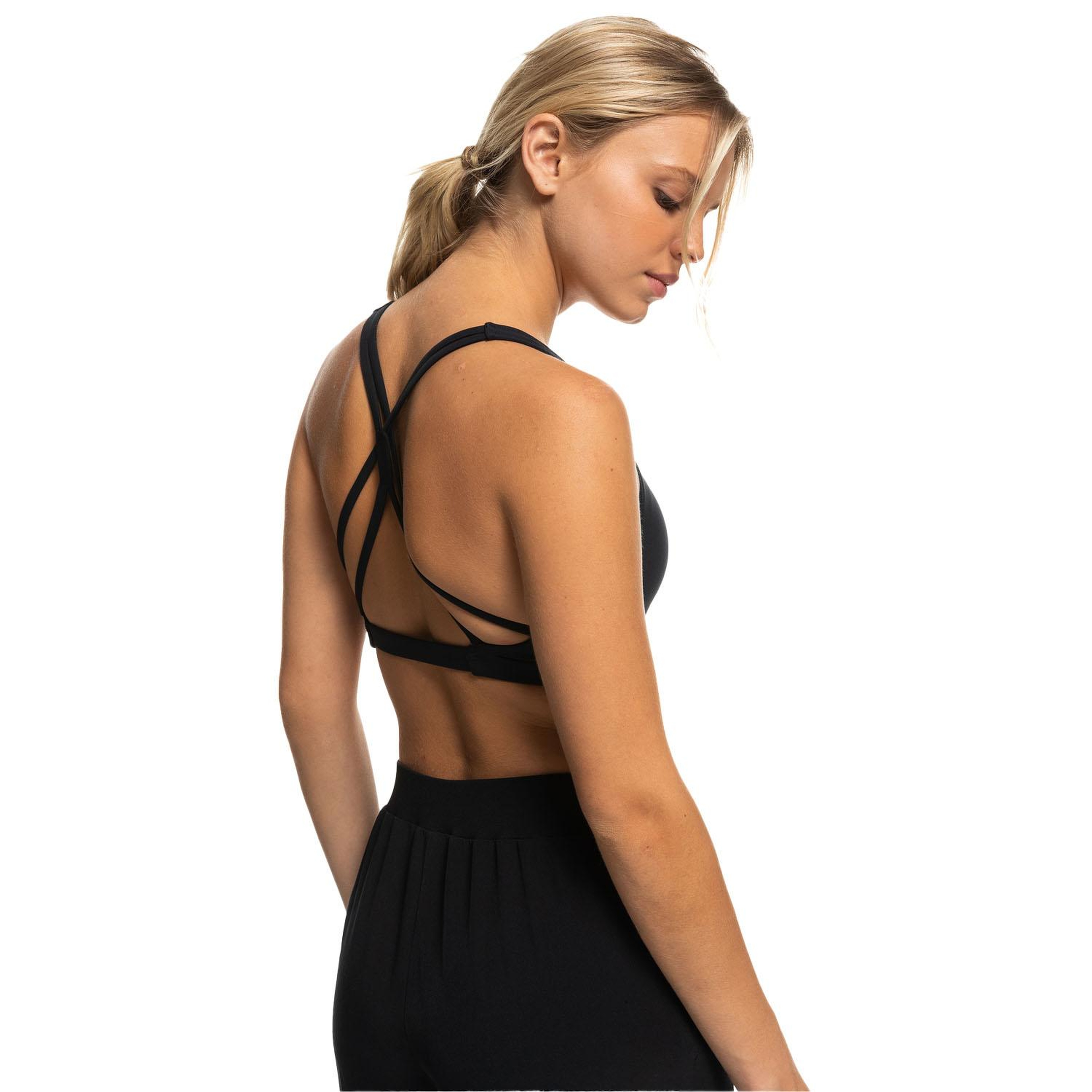 Roxy Heart Bra Kadın Siyah Fitness Bra