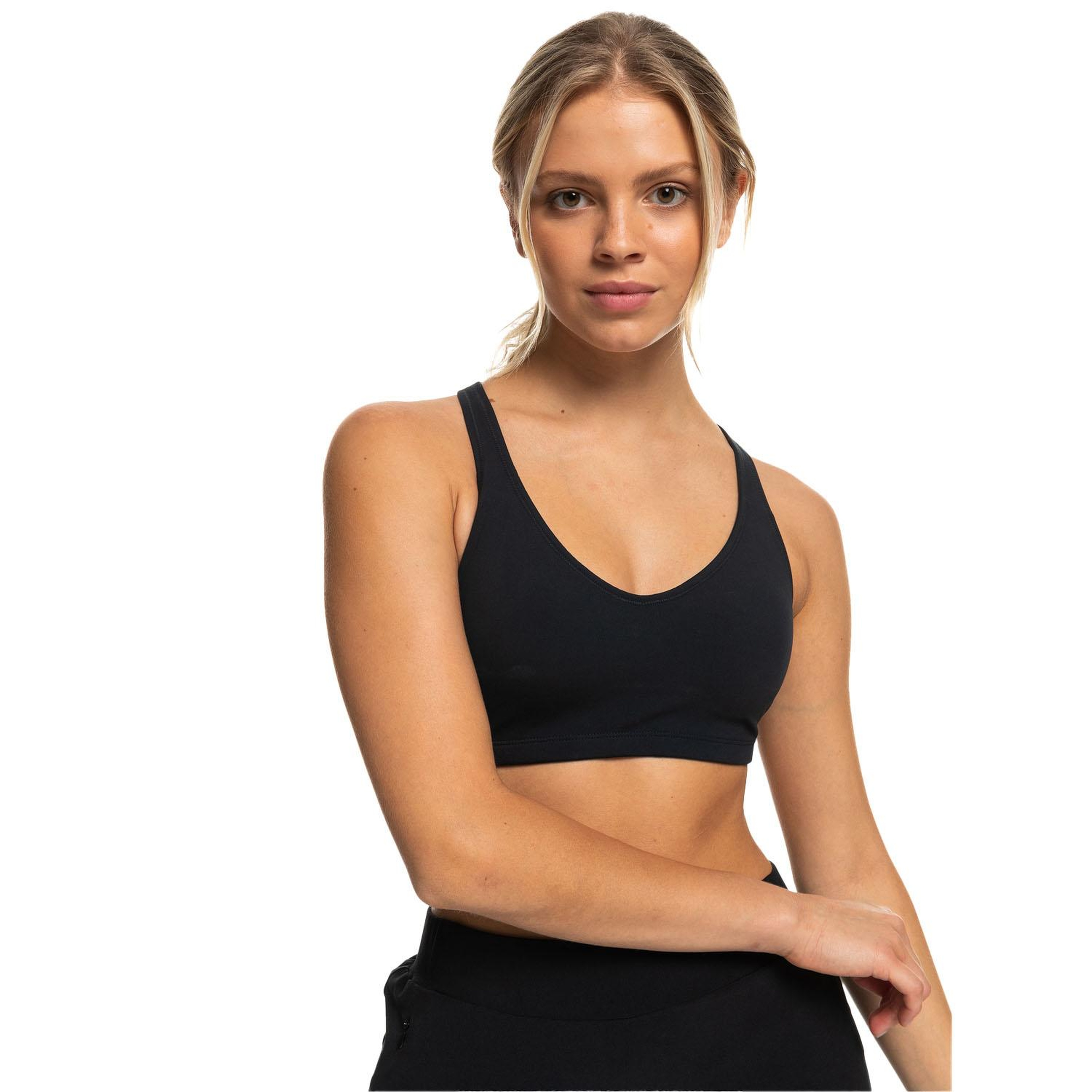 Roxy Heart Bra Kadın Siyah Fitness Bra