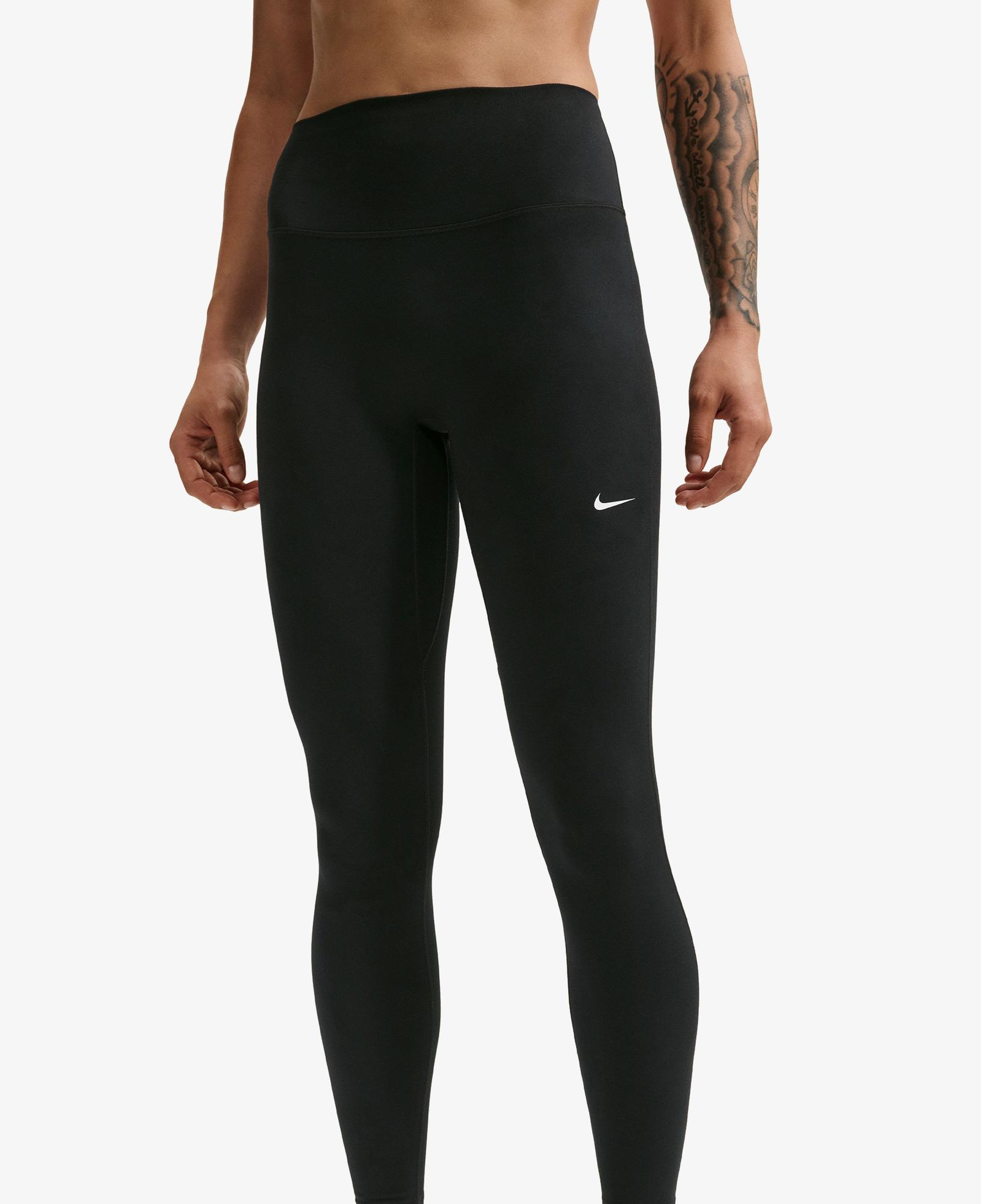 Nike Dri-Fit One Seamless Front Yüksek Belli Kadın Siyah Tayt