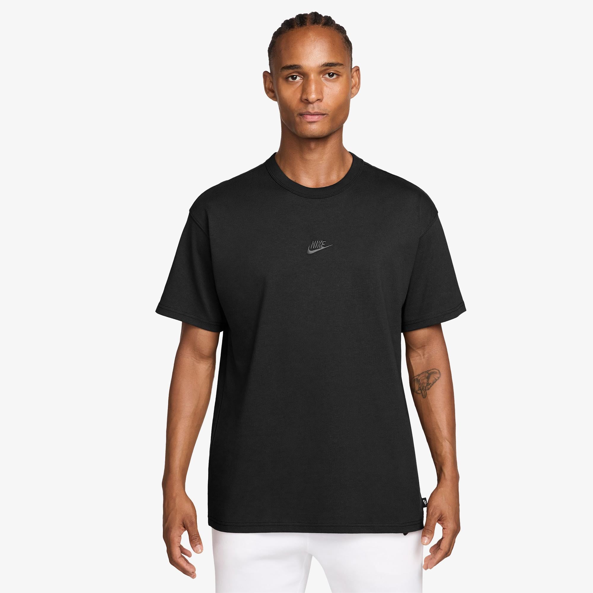 Nike Sportswear Premium Essentials Erkek Siyah T-Shirt